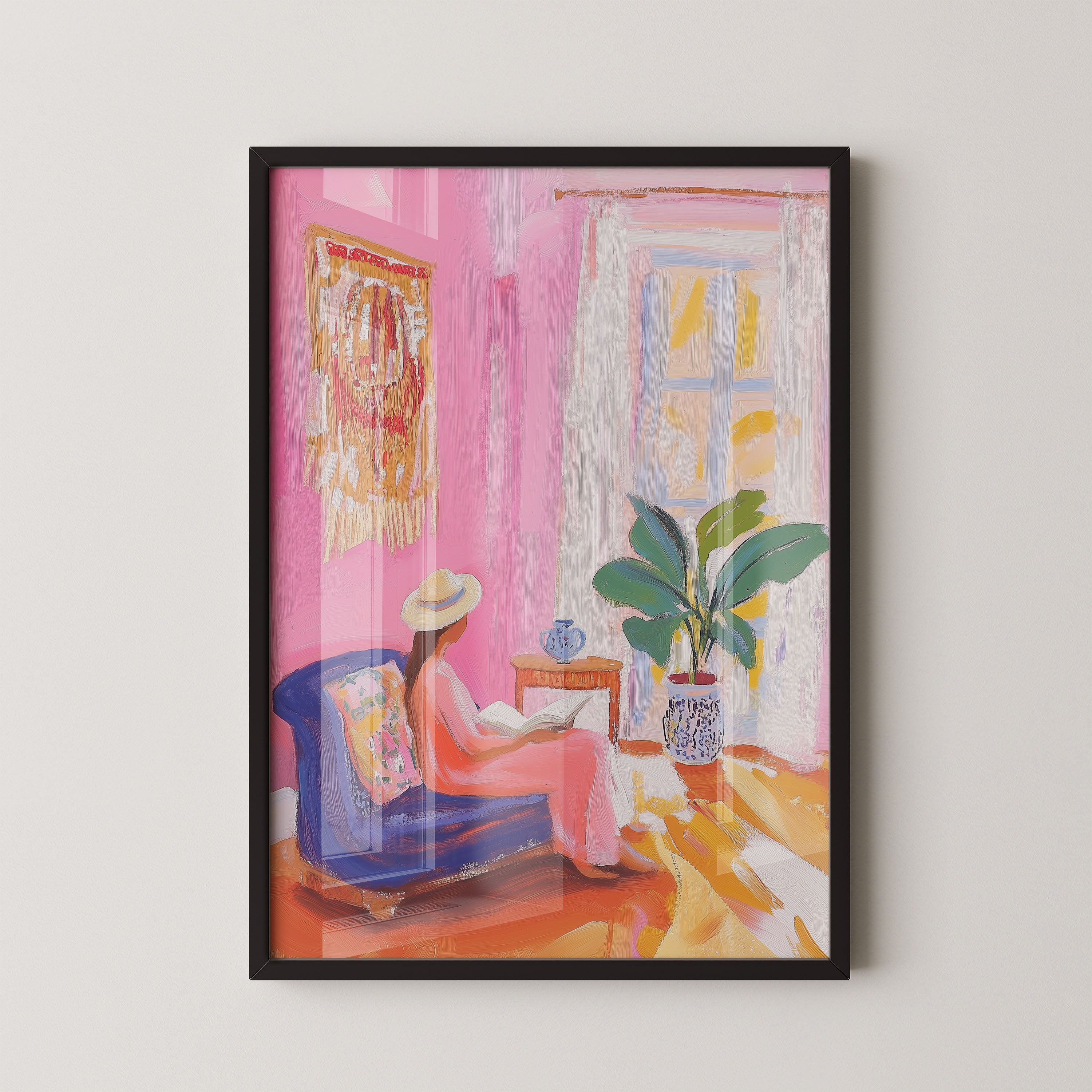 Sunlit Reading Room