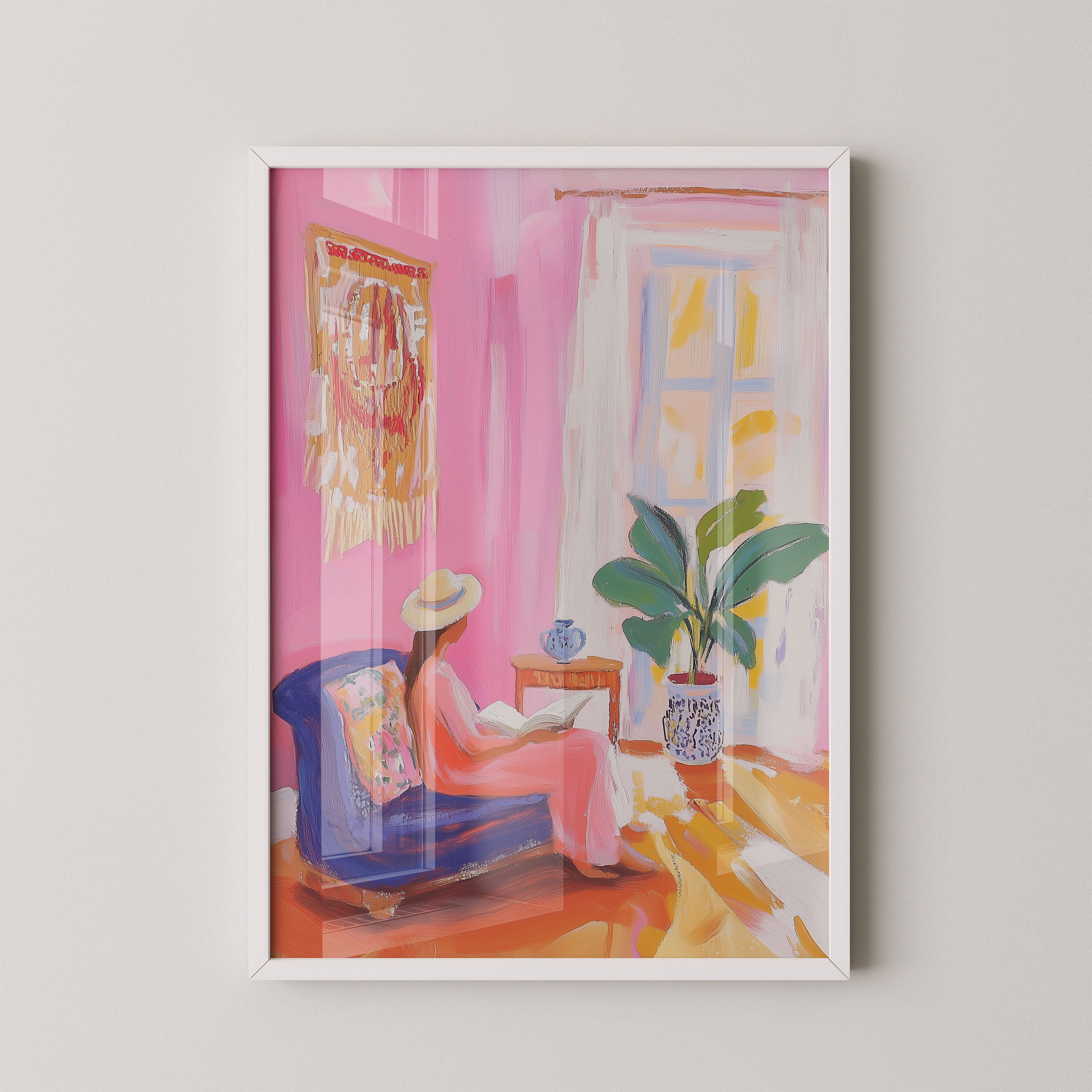 Sunlit Reading Room