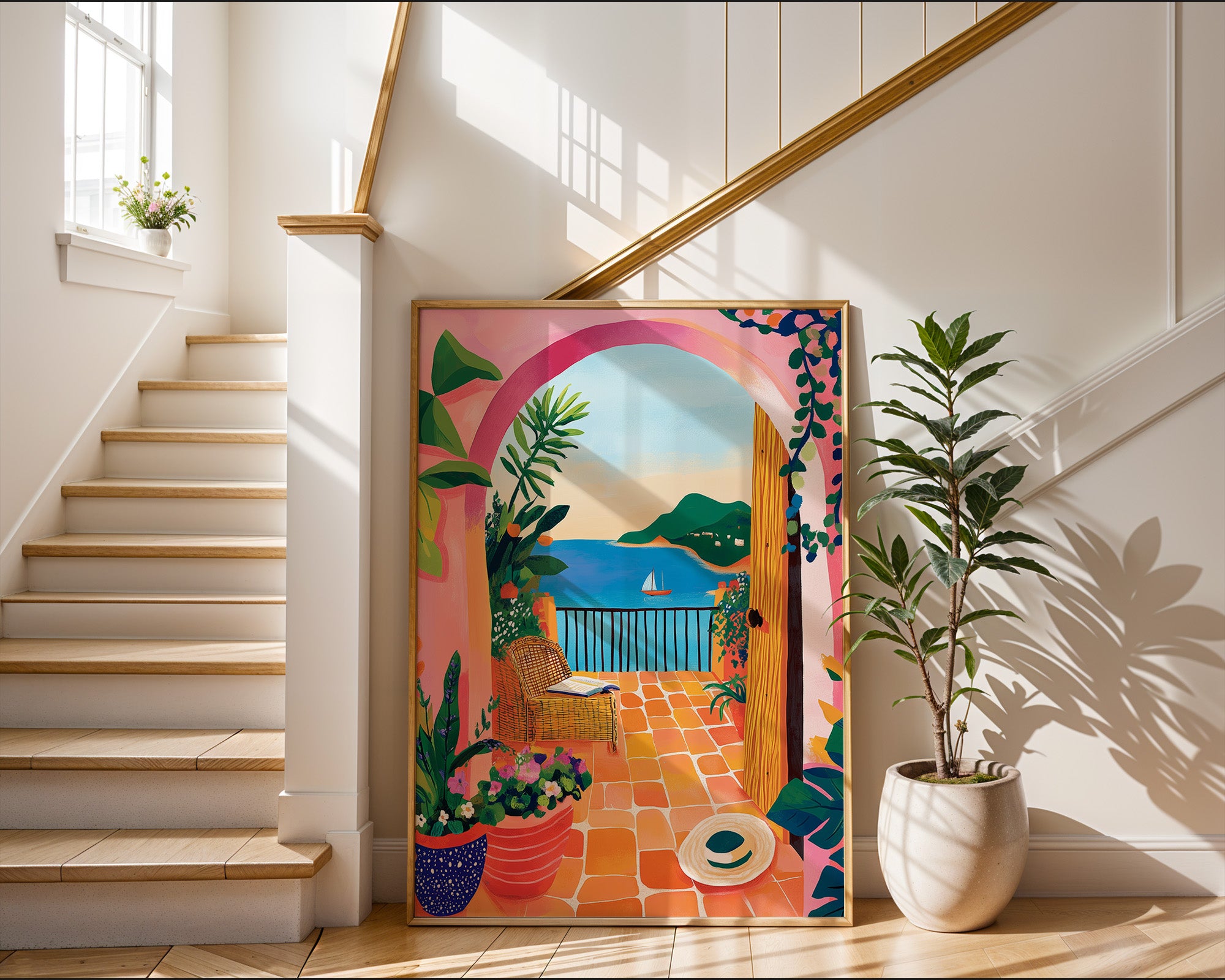 Coastal Archway With Sea View