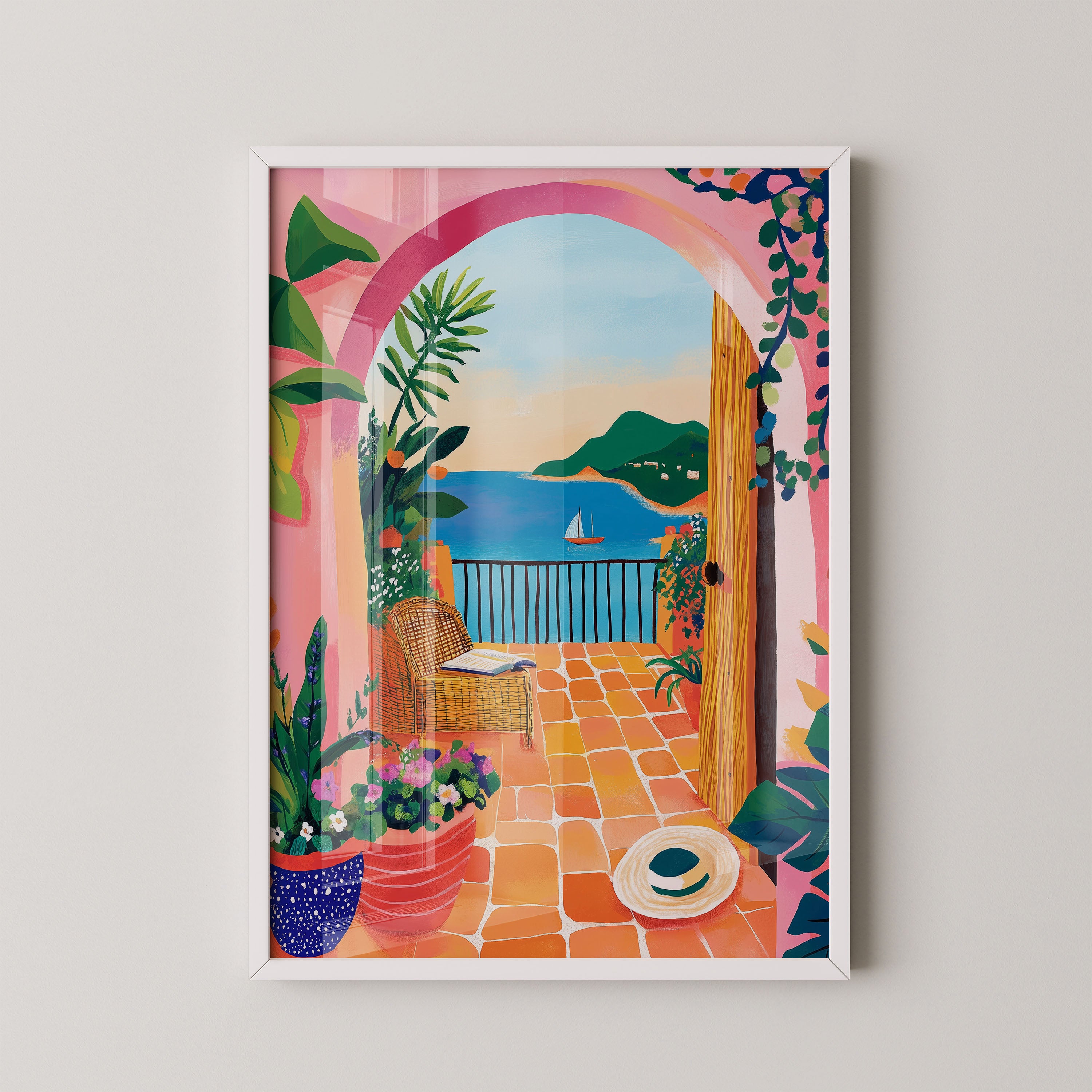 Coastal Archway With Sea View