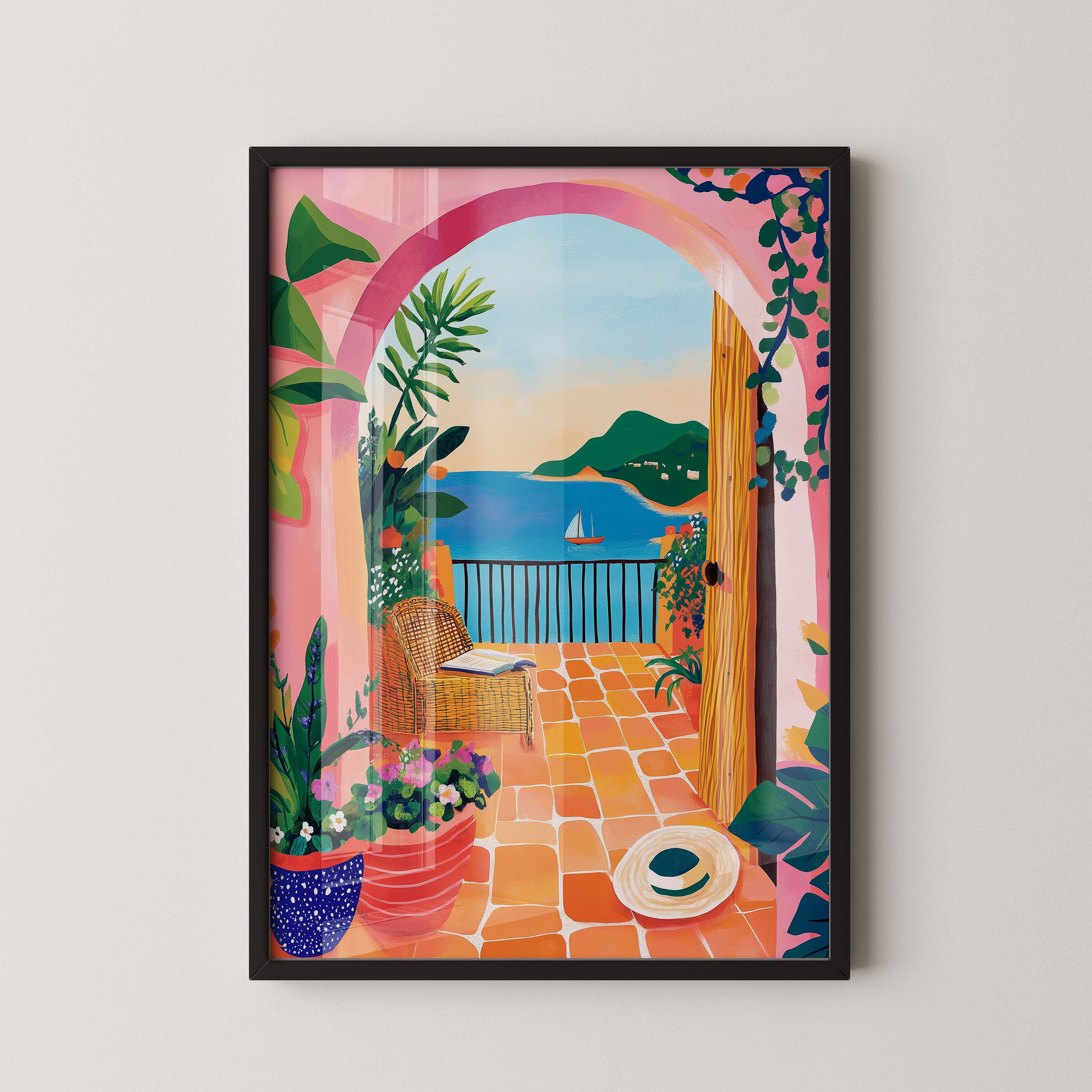 Coastal Archway With Sea View