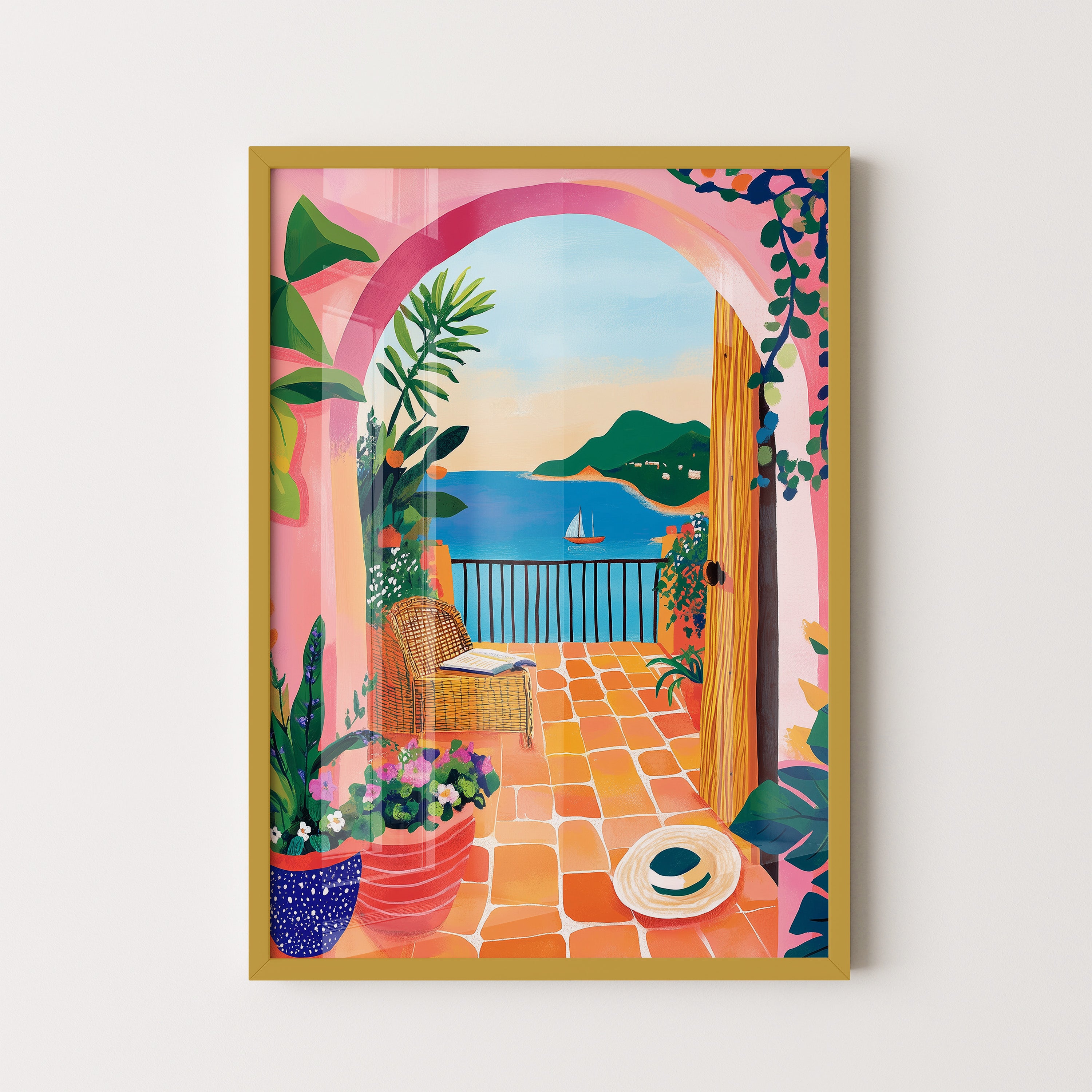 Coastal Archway With Sea View