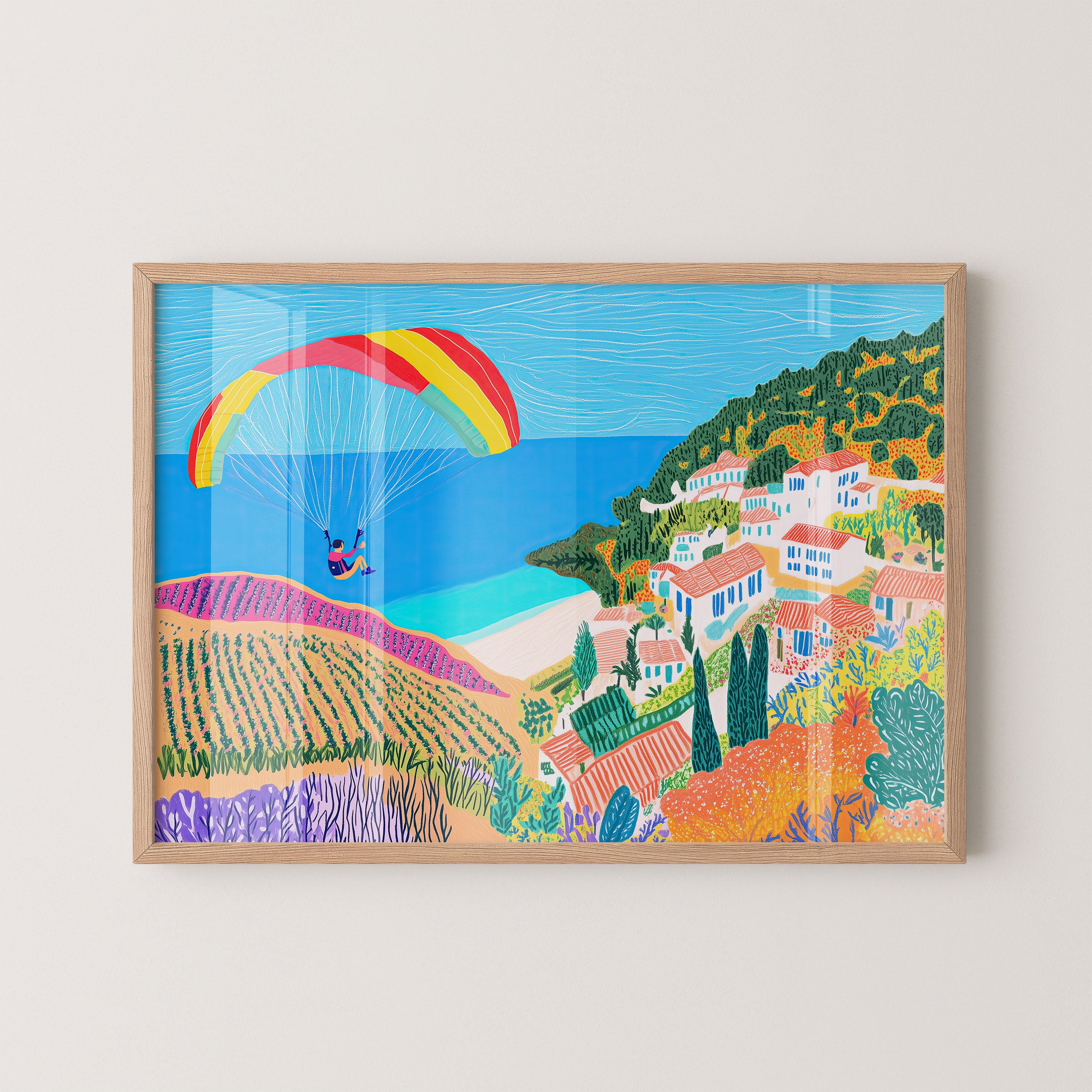 Above The Coastal Village