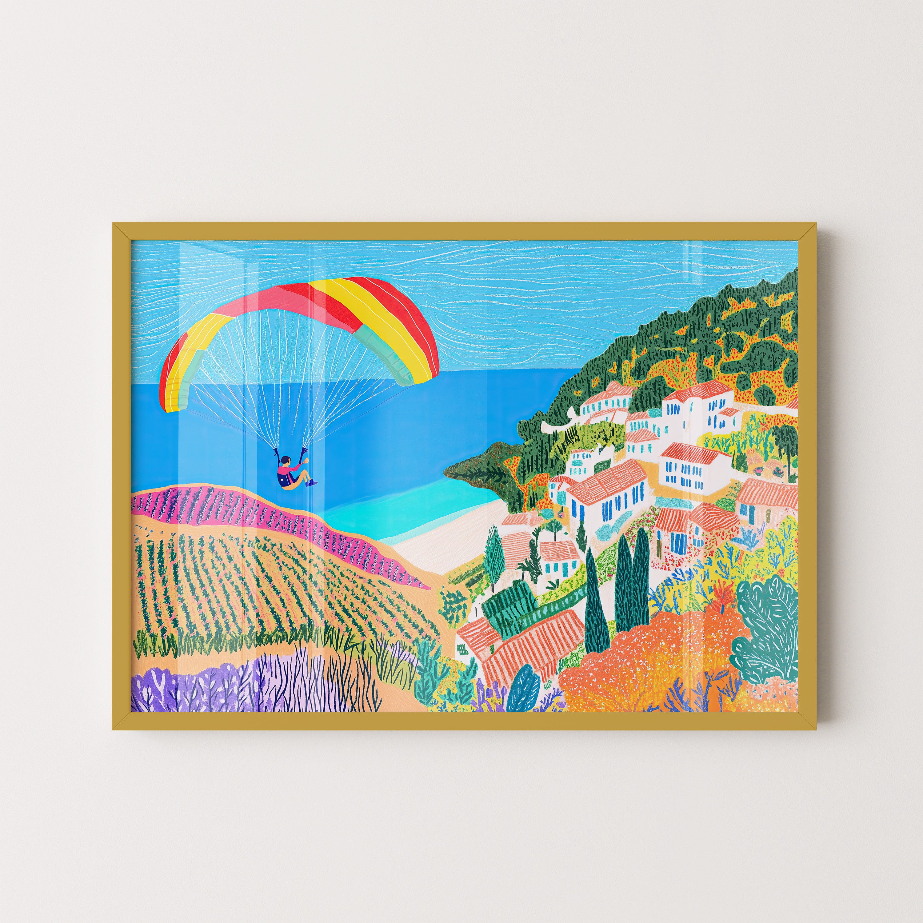 Above The Coastal Village