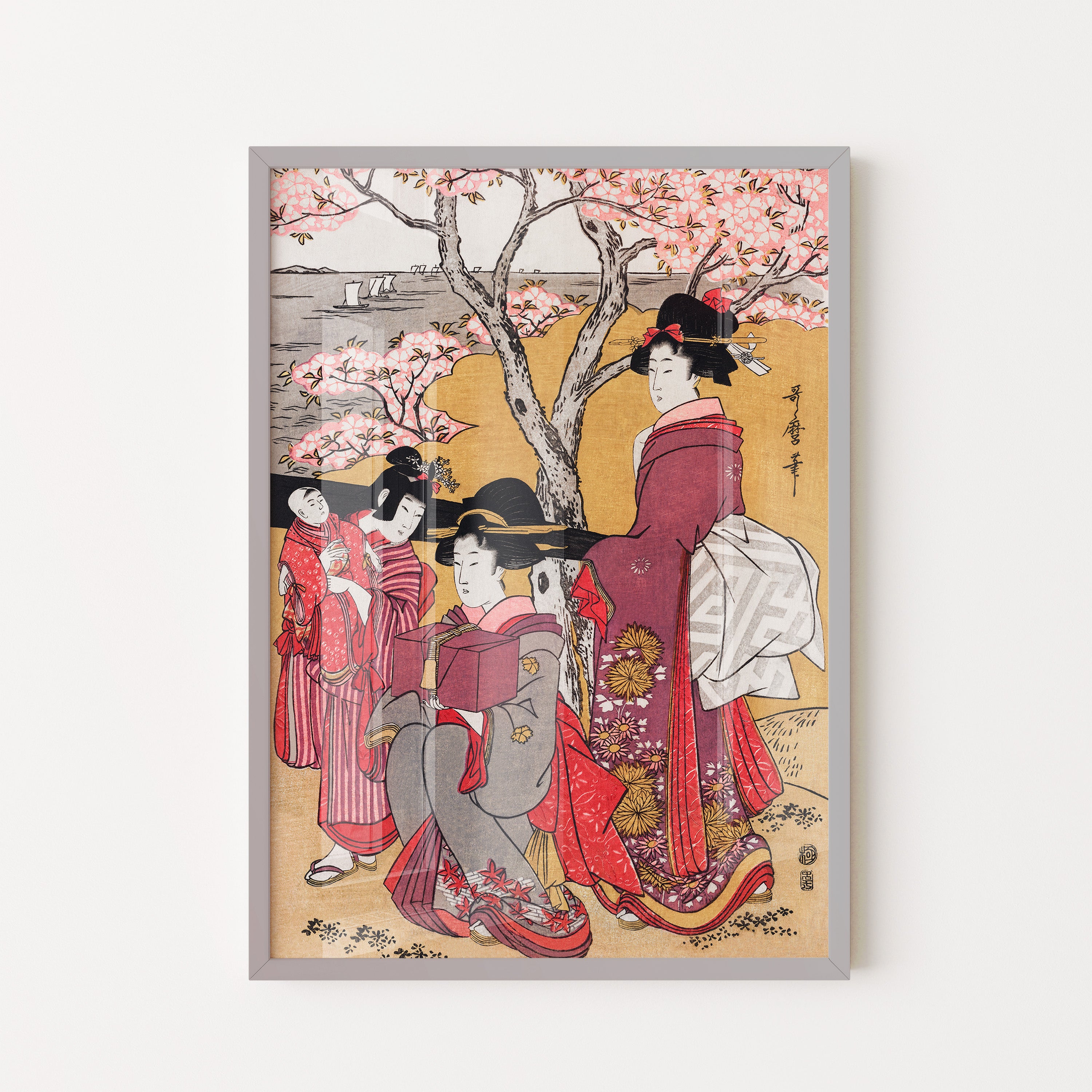 Spring Gathering Under Blossoms