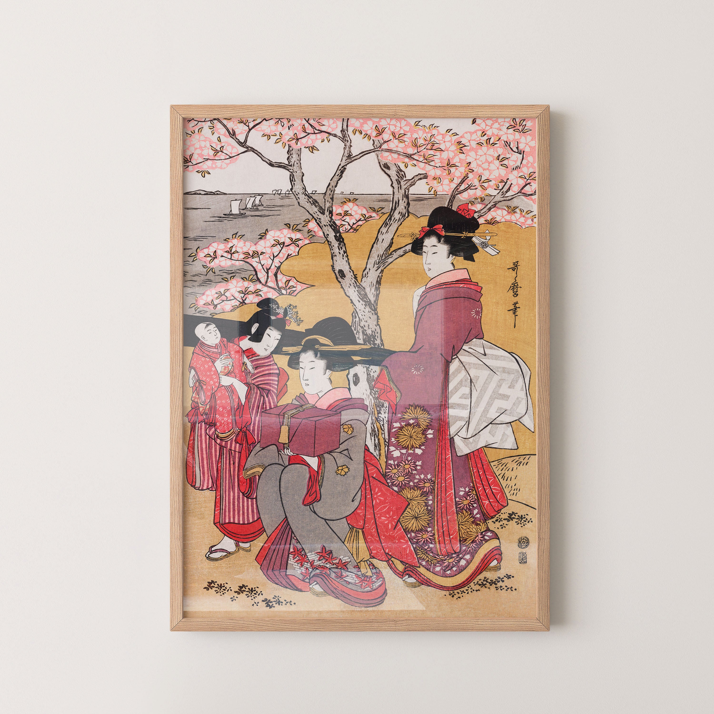Spring Gathering Under Blossoms