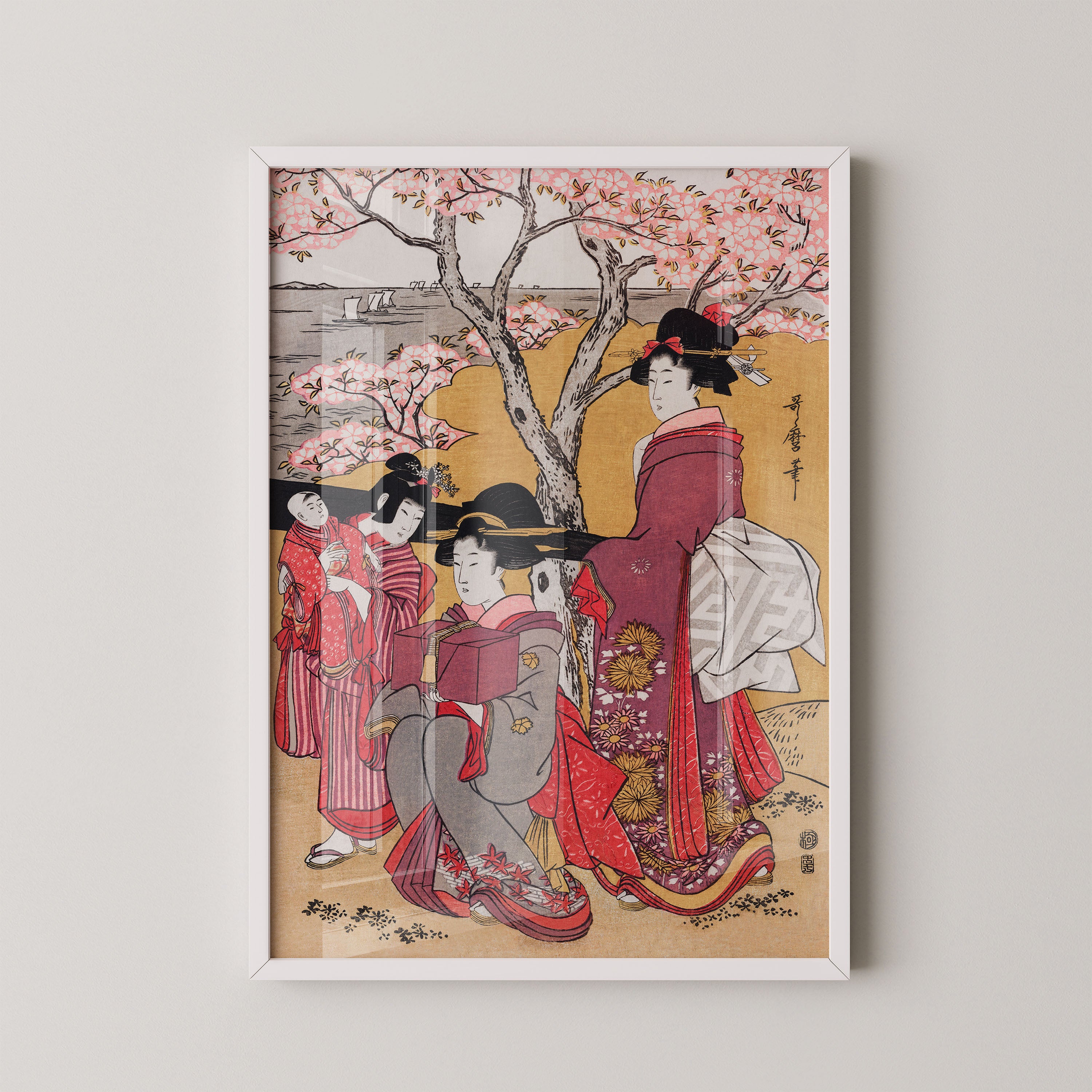Spring Gathering Under Blossoms