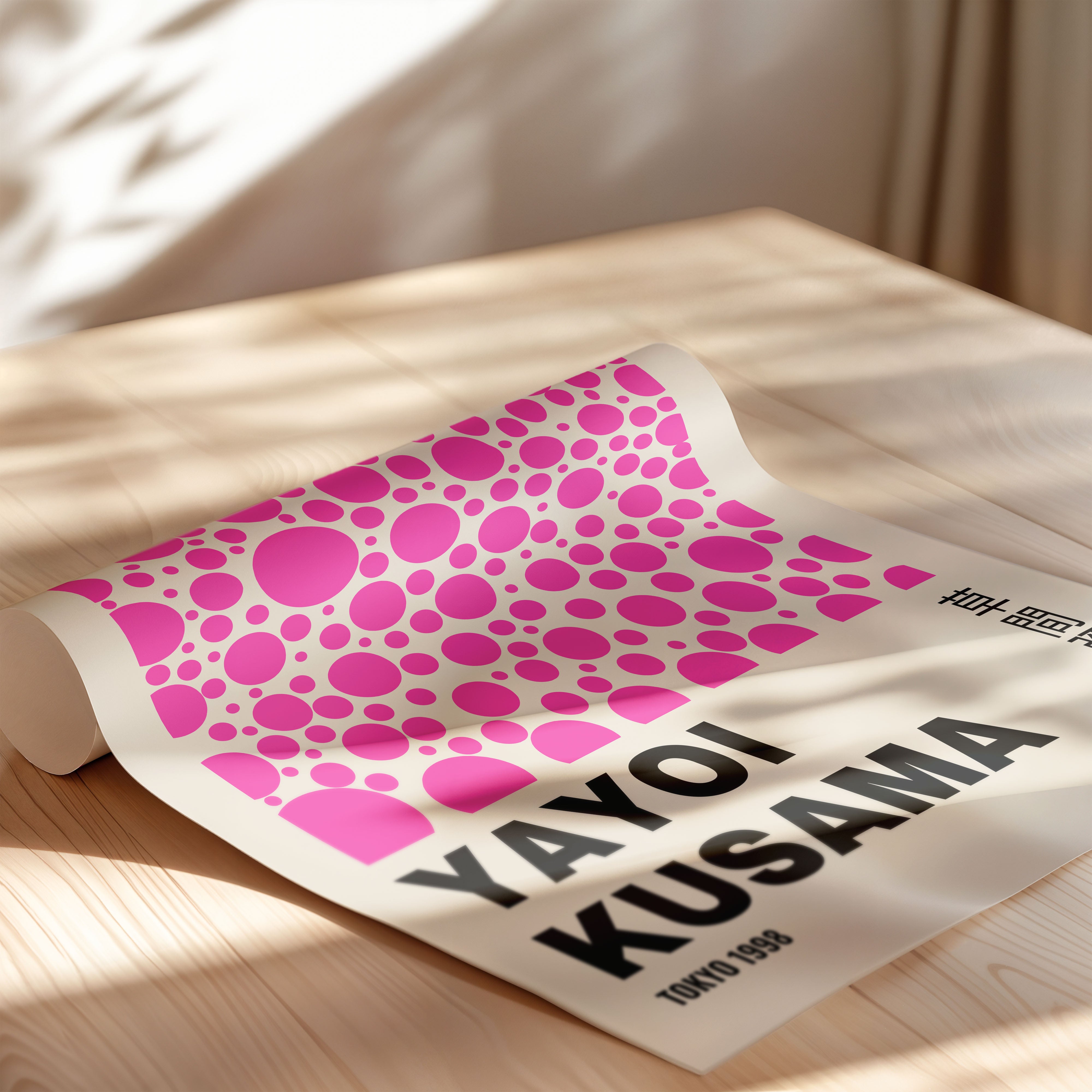 Japanese Art Print – Pink Dot Exhibition Poster