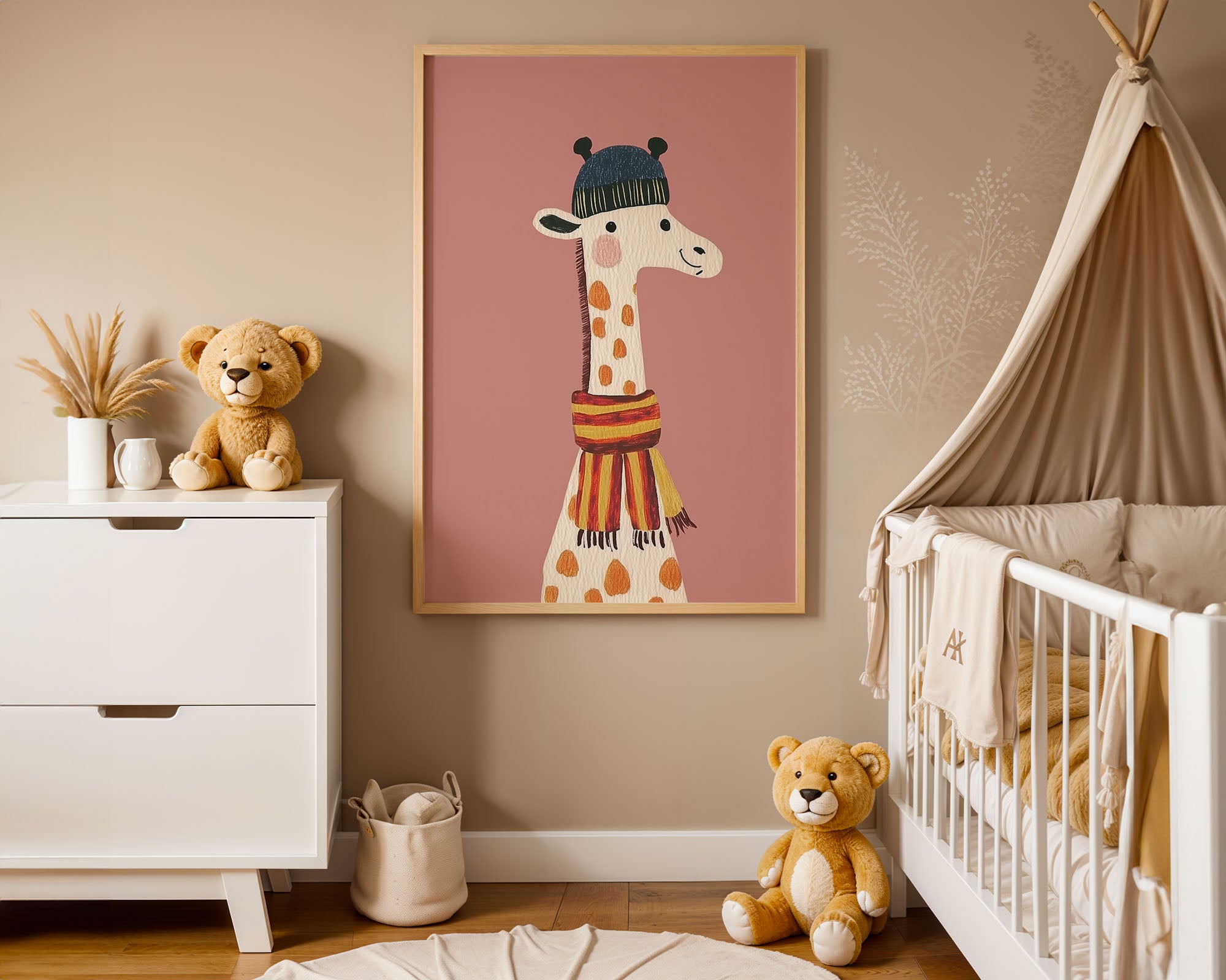 Cozy Giraffe Morning