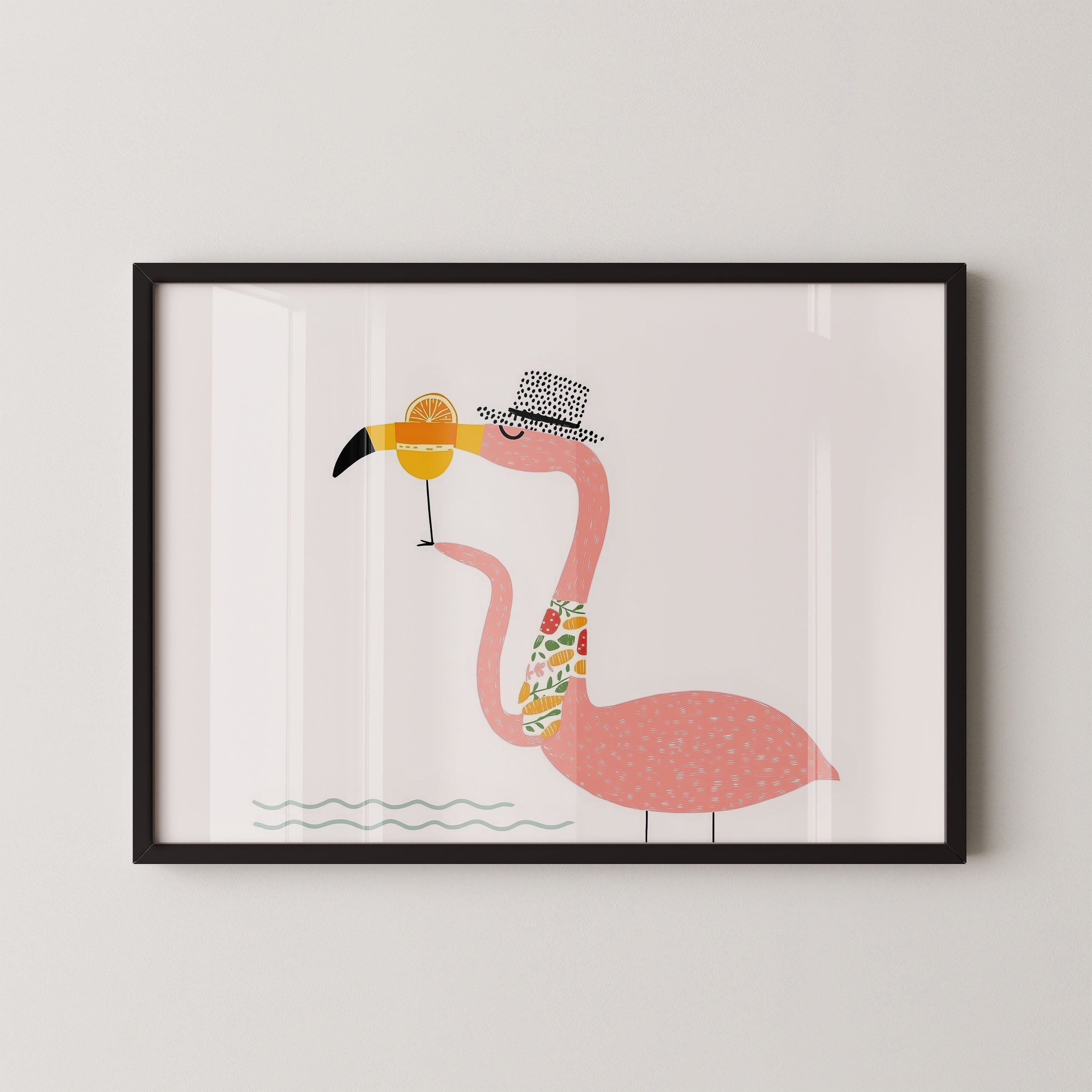 Tropical Flamingo Sip