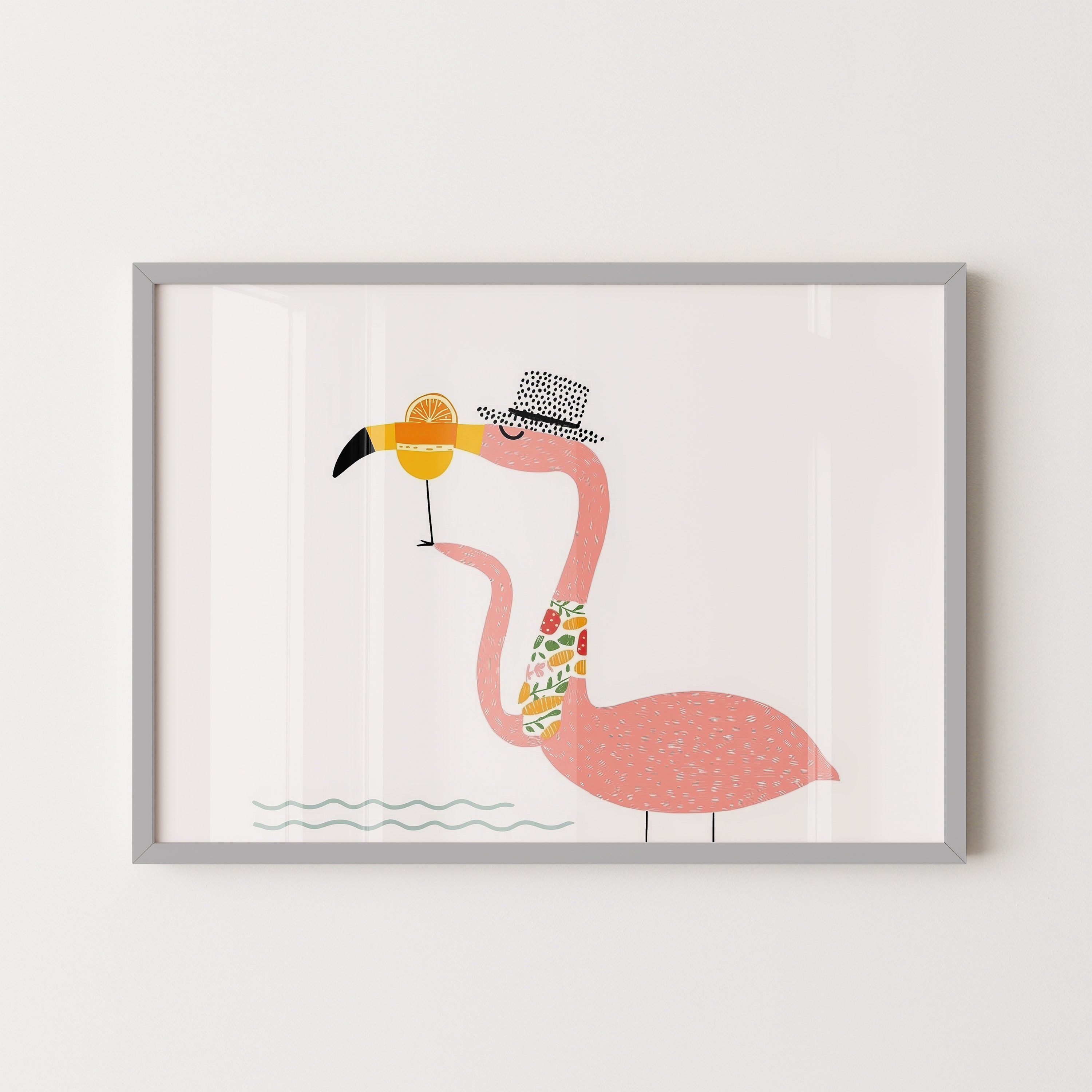 Tropical Flamingo Sip