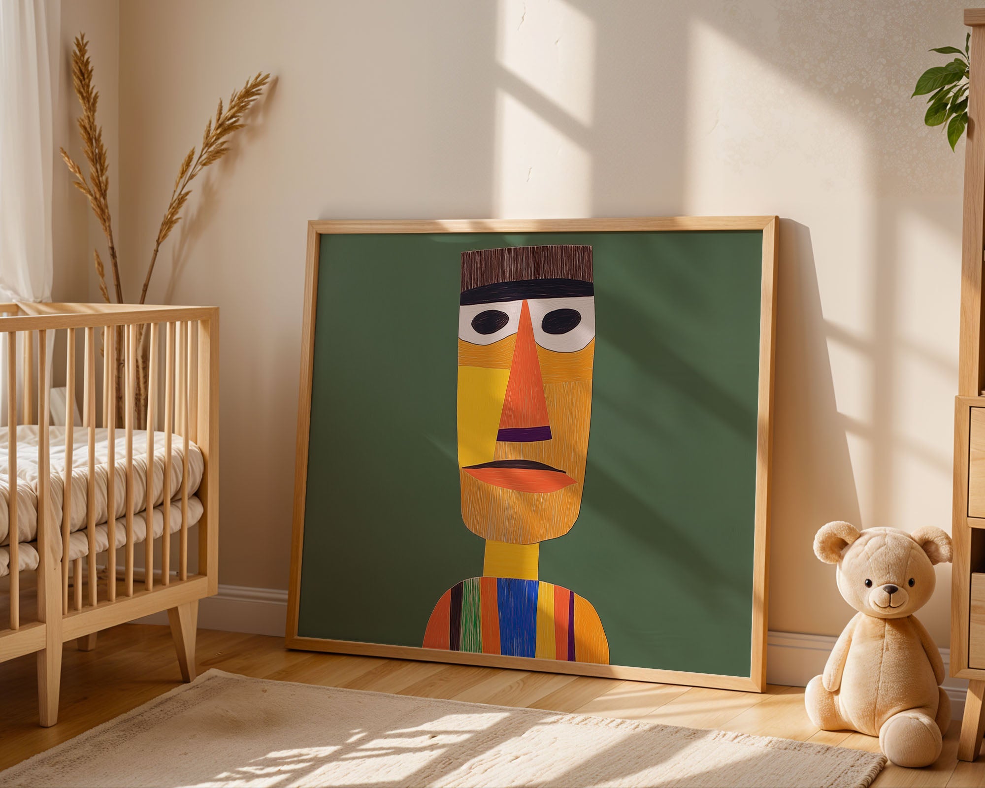 Color Stripe Portrait