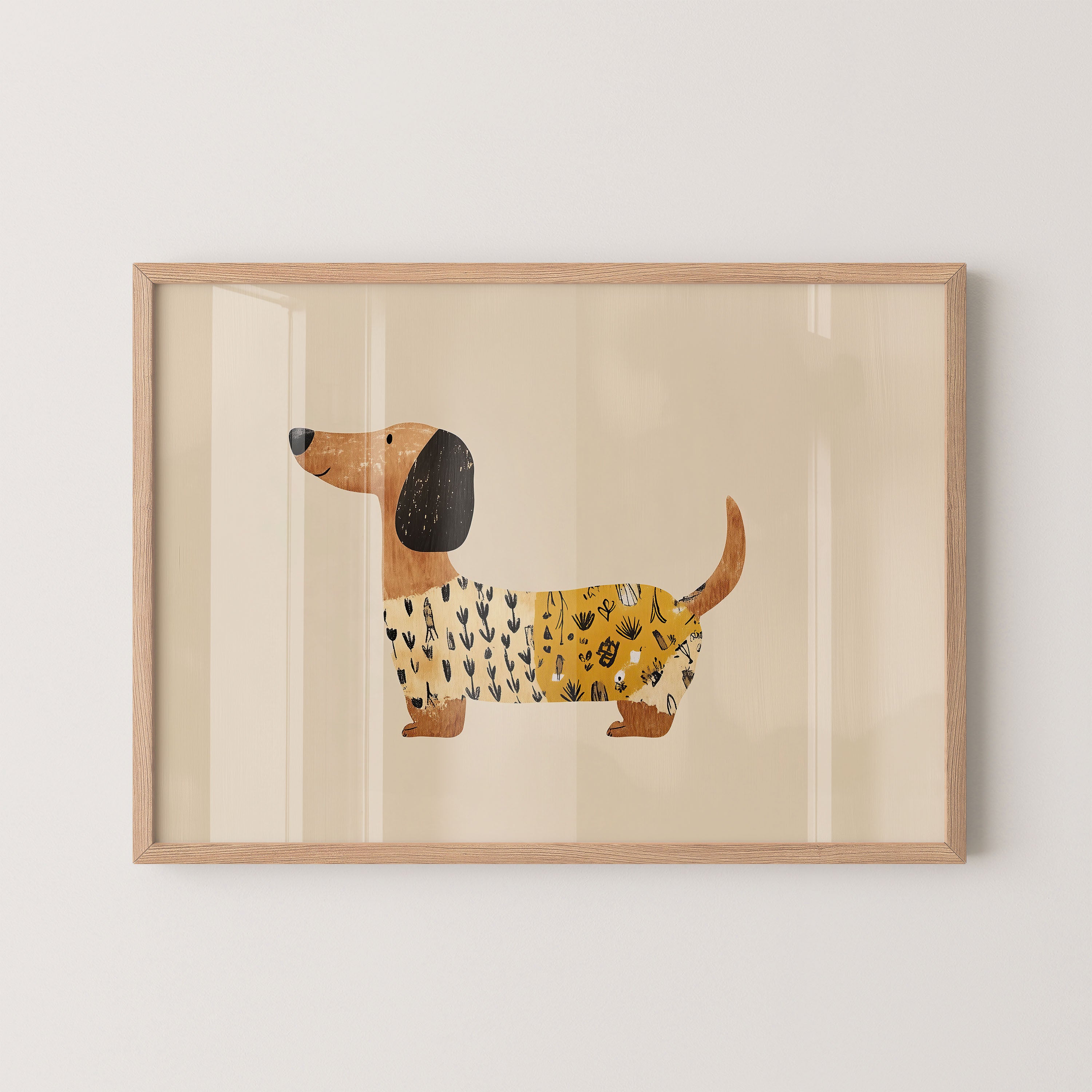 Dachshund In Yellow