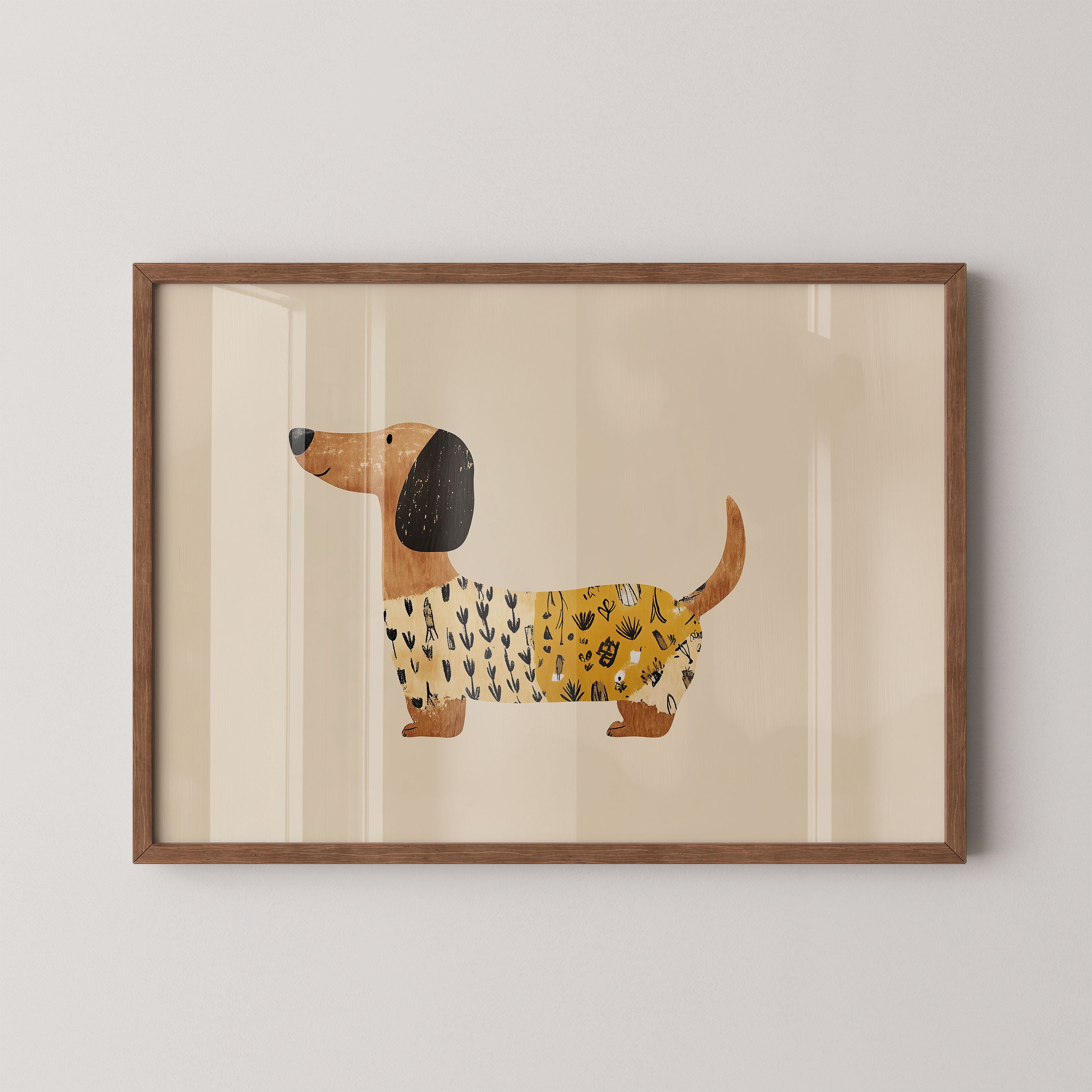 Dachshund In Yellow
