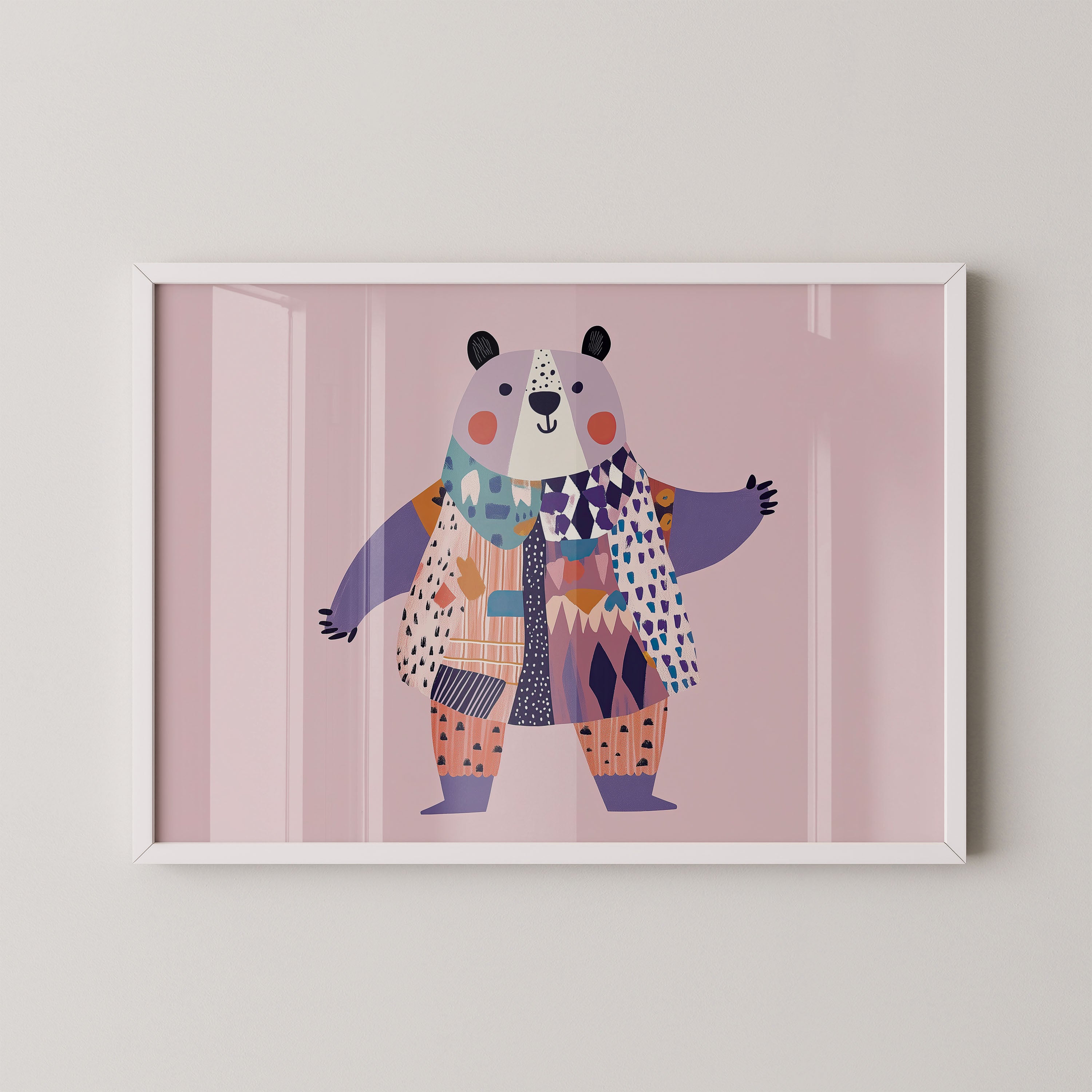 Patchwork Panda Charm