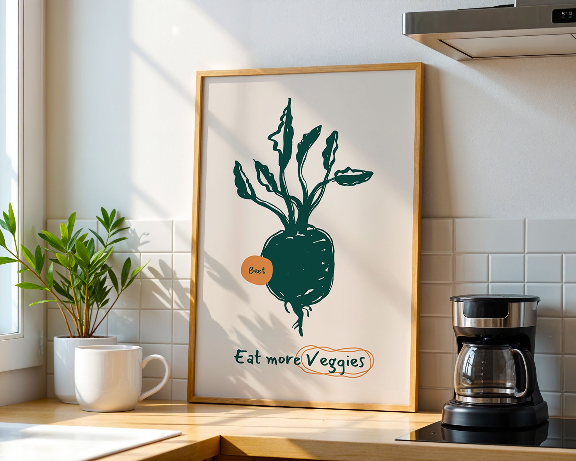Eat More Veggies Beet Illustration