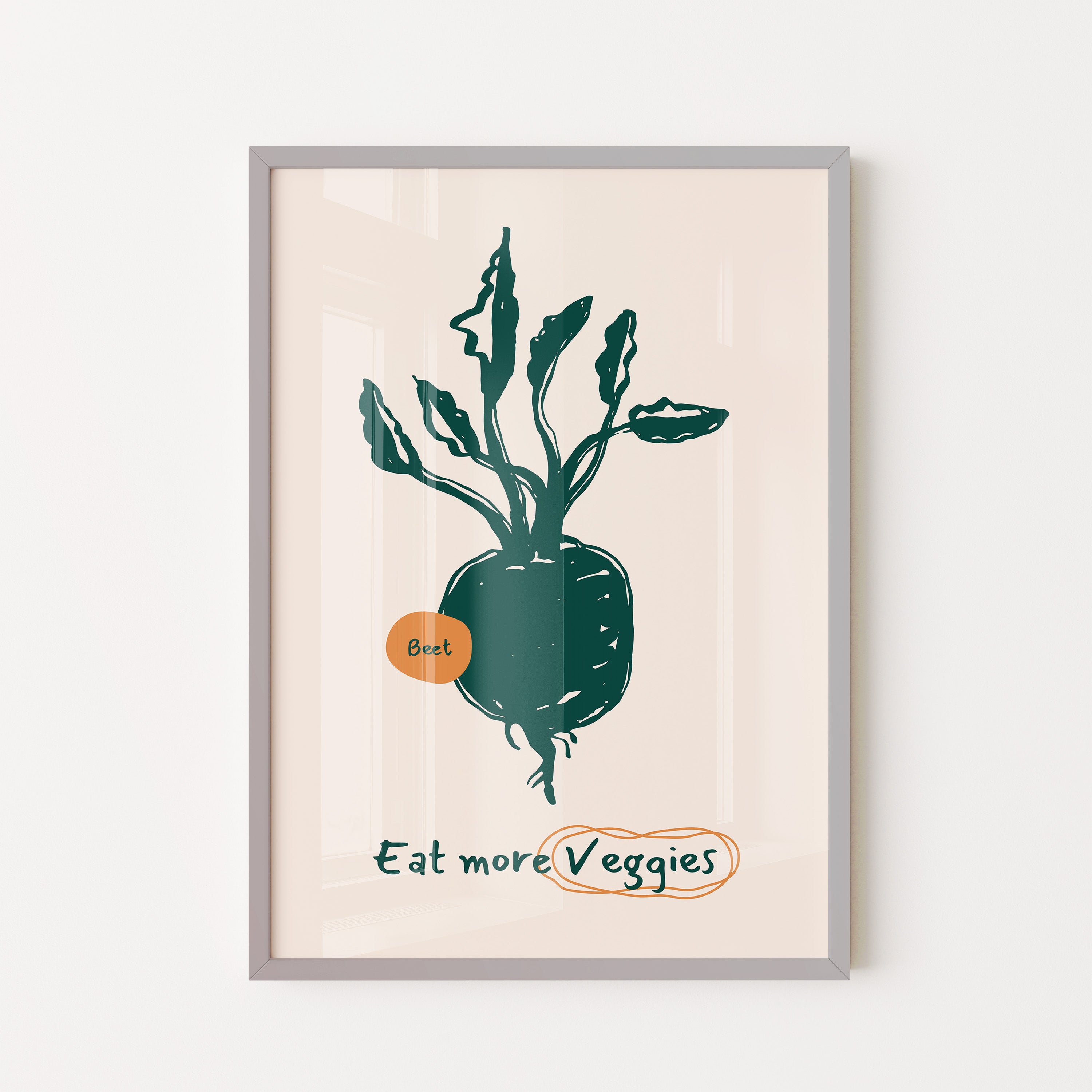 Eat More Veggies Beet Illustration