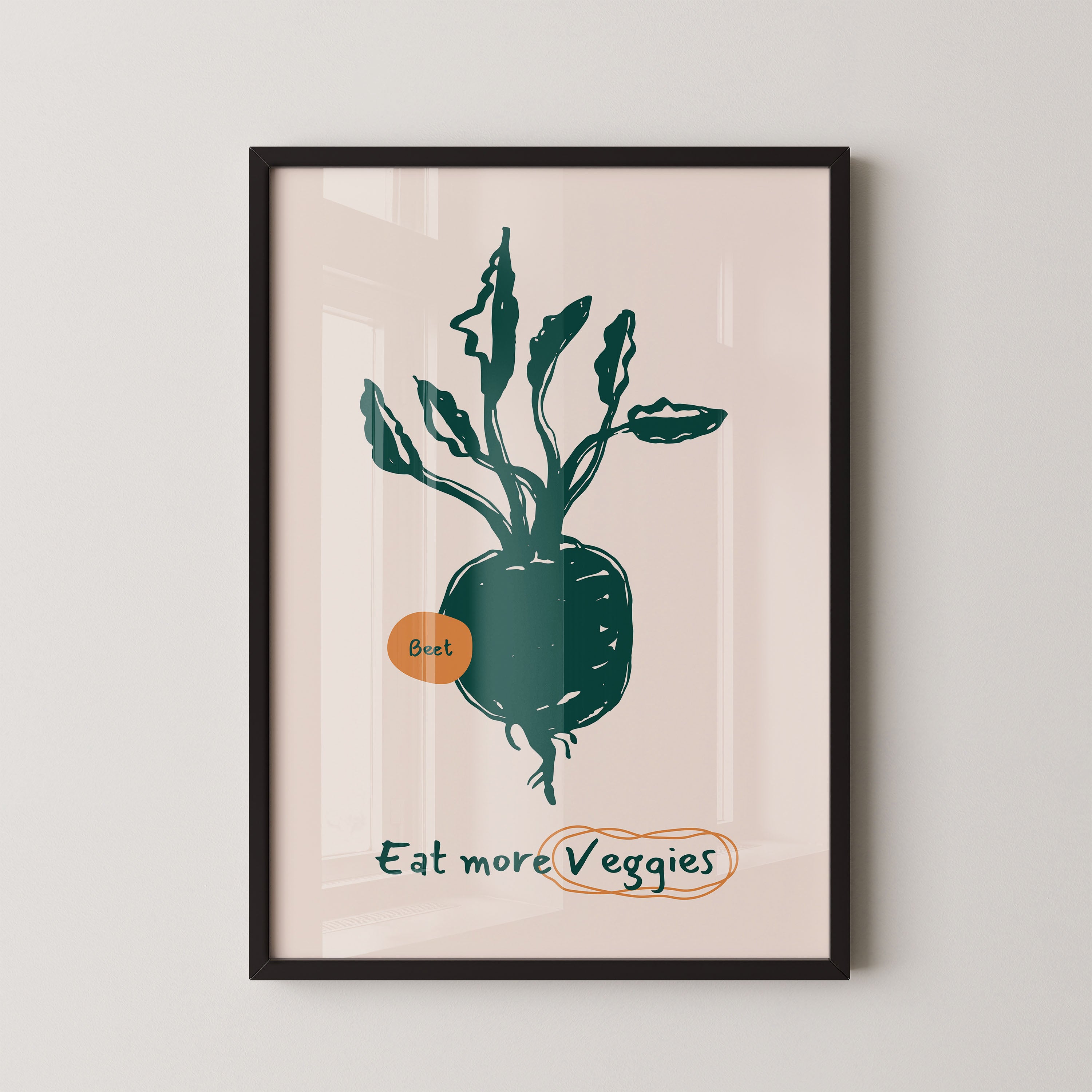 Eat More Veggies Beet Illustration