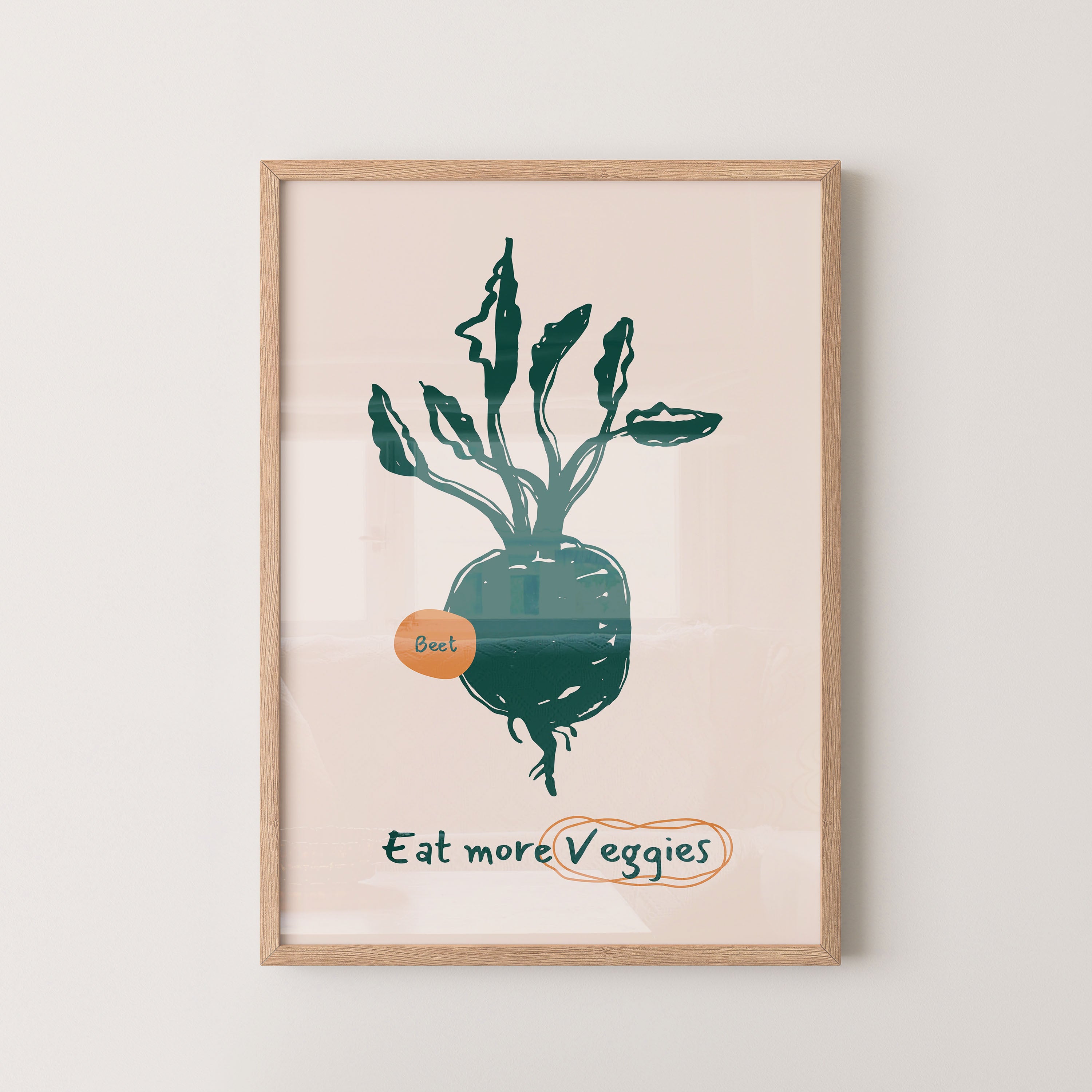 Eat More Veggies Beet Illustration