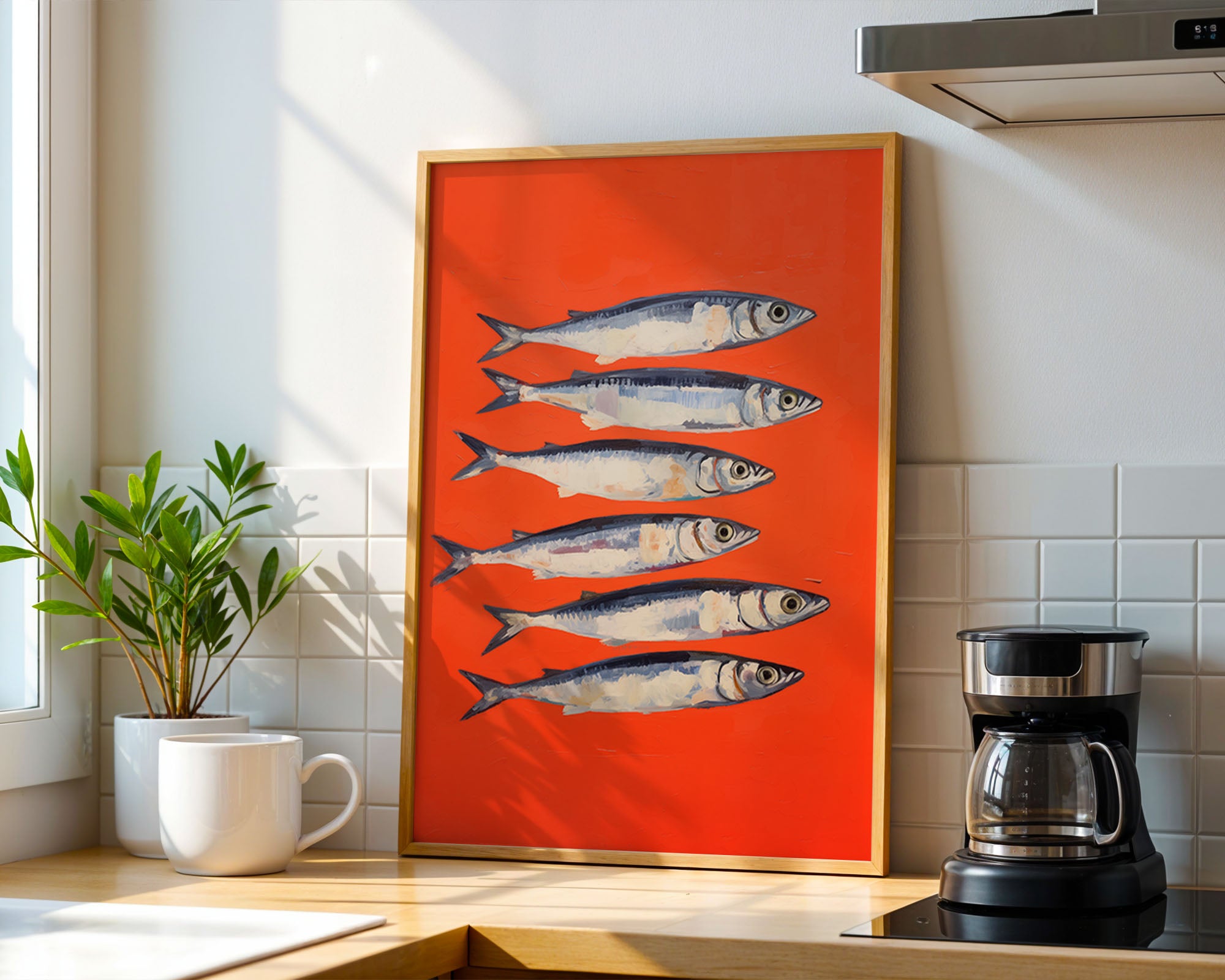 Bold Sardines Red Statement