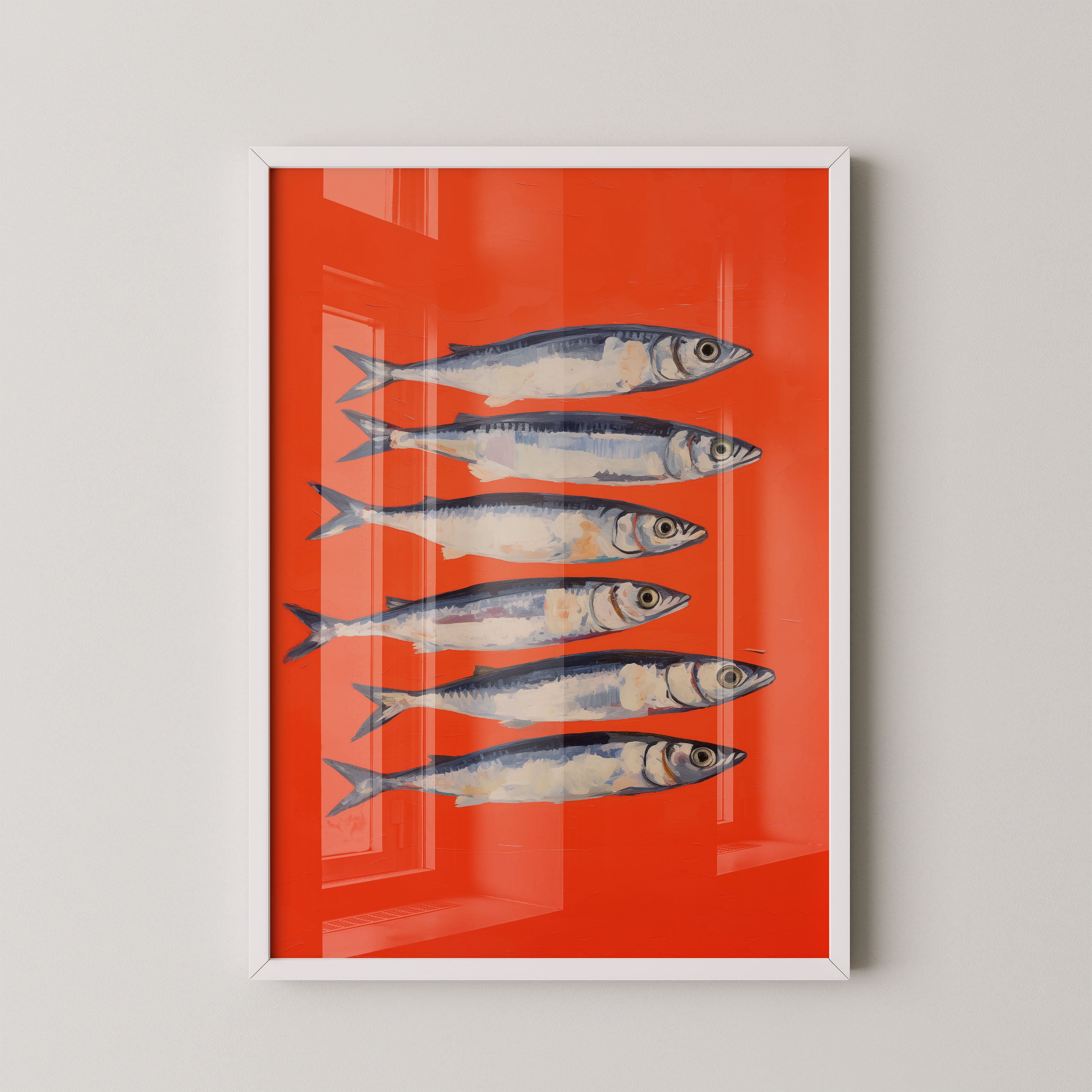 Bold Sardines Red Statement