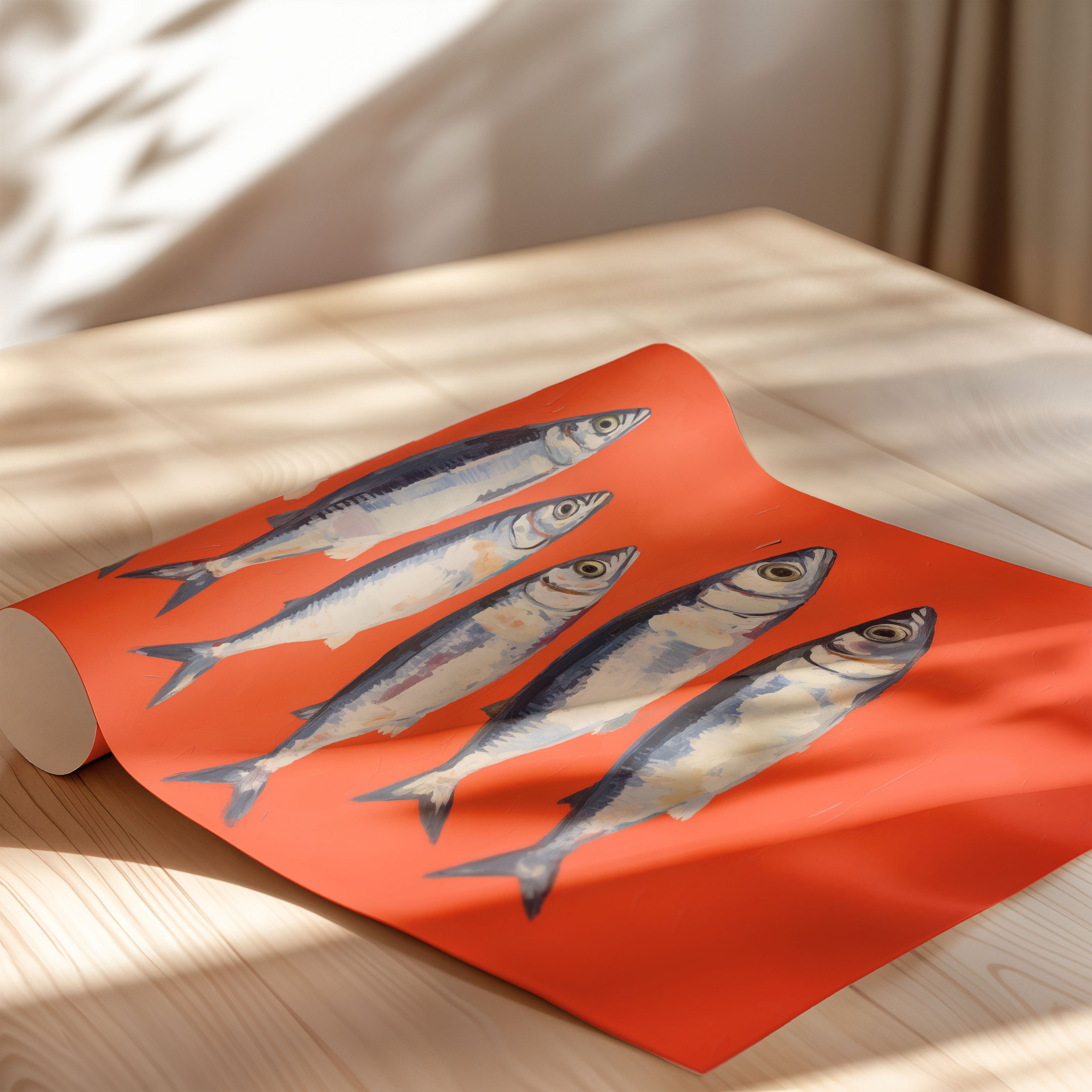 Bold Sardines Red Statement