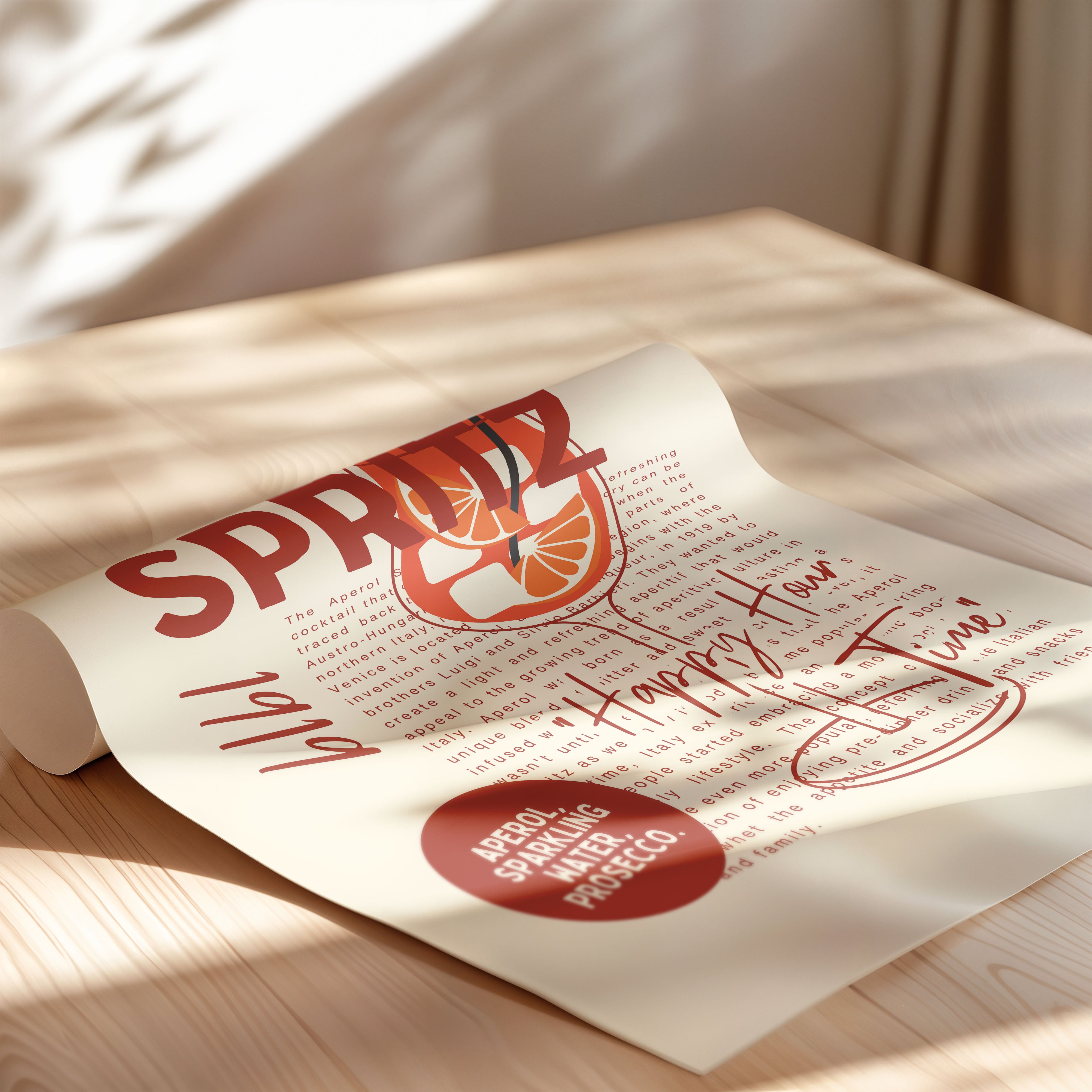 Aperol Spritz Happy Hour Vibe