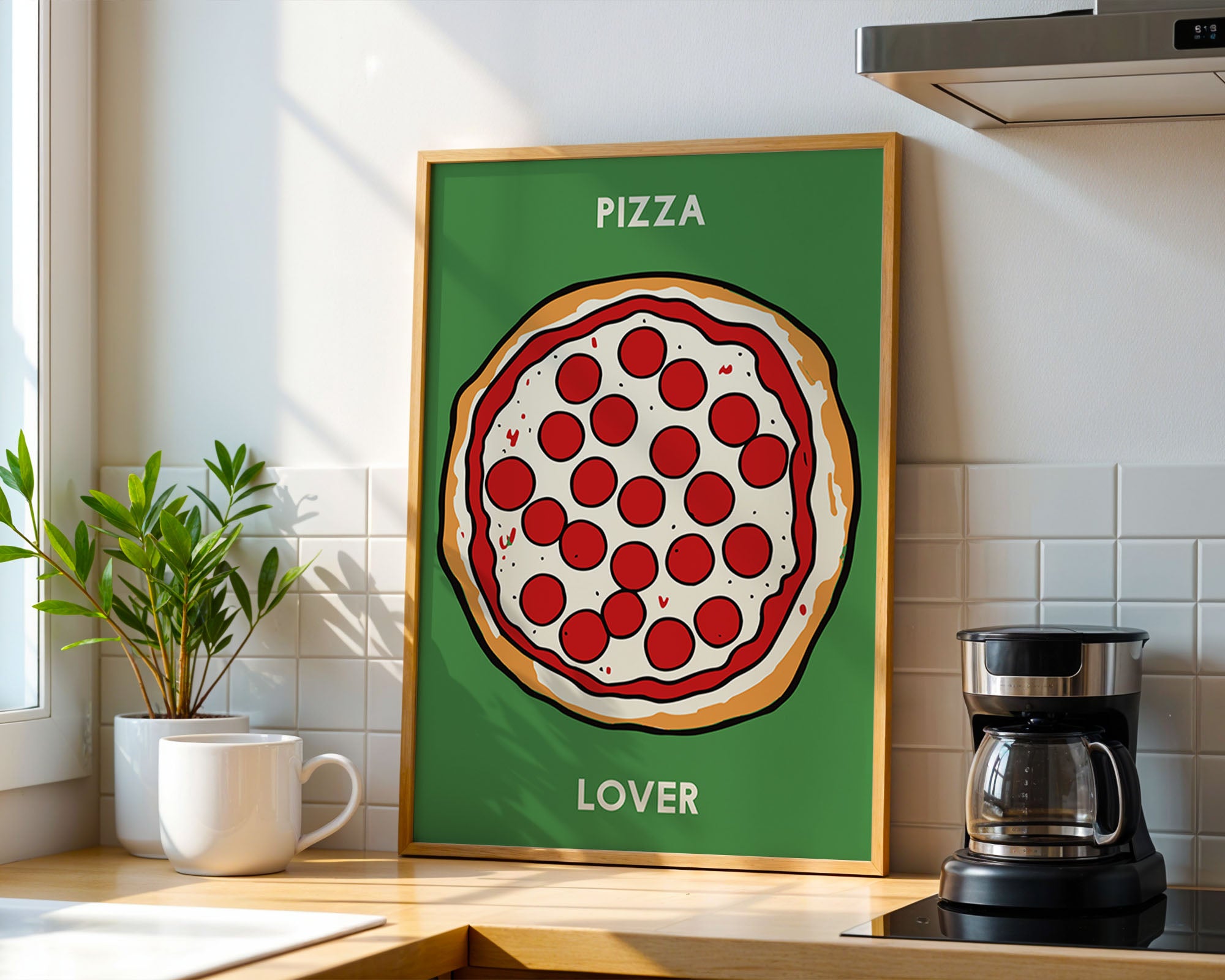 Pizza Lover Bold Kitchen Art