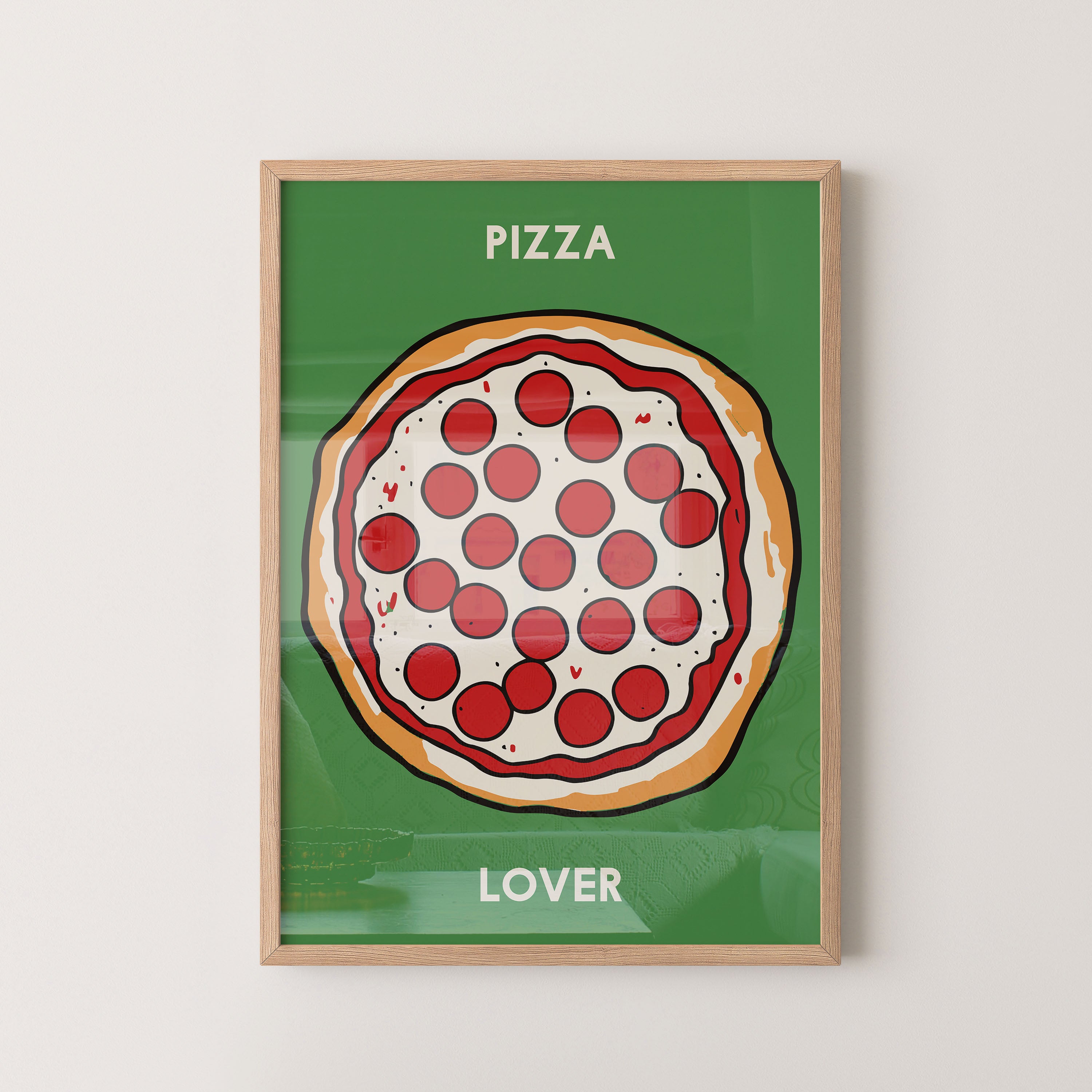 Pizza Lover Bold Kitchen Art
