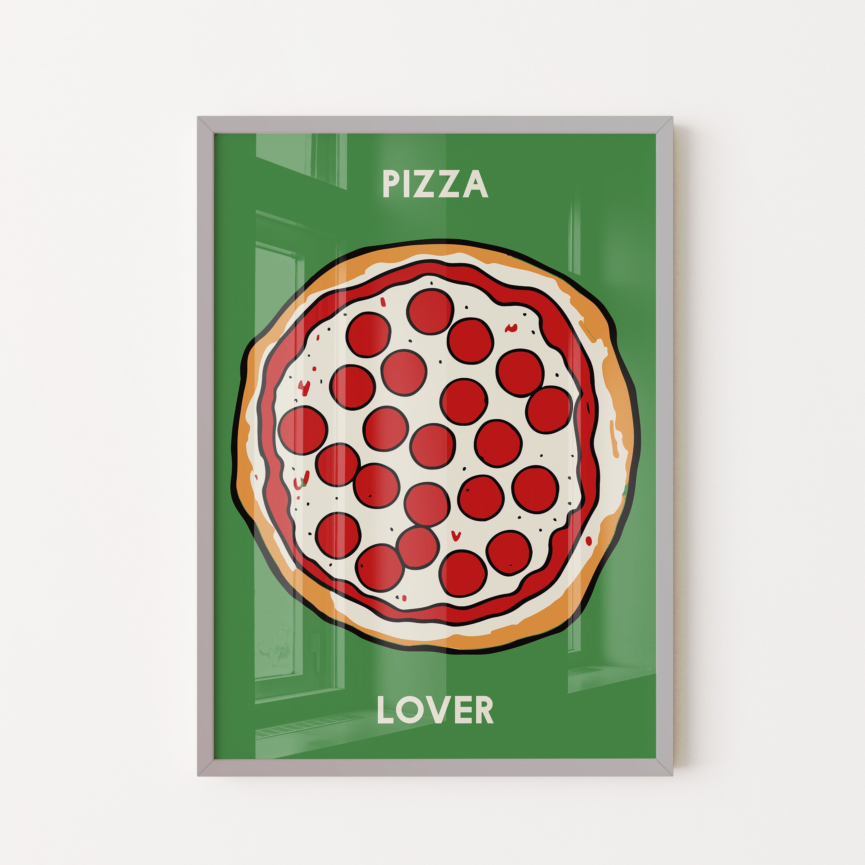 Pizza Lover Bold Kitchen Art