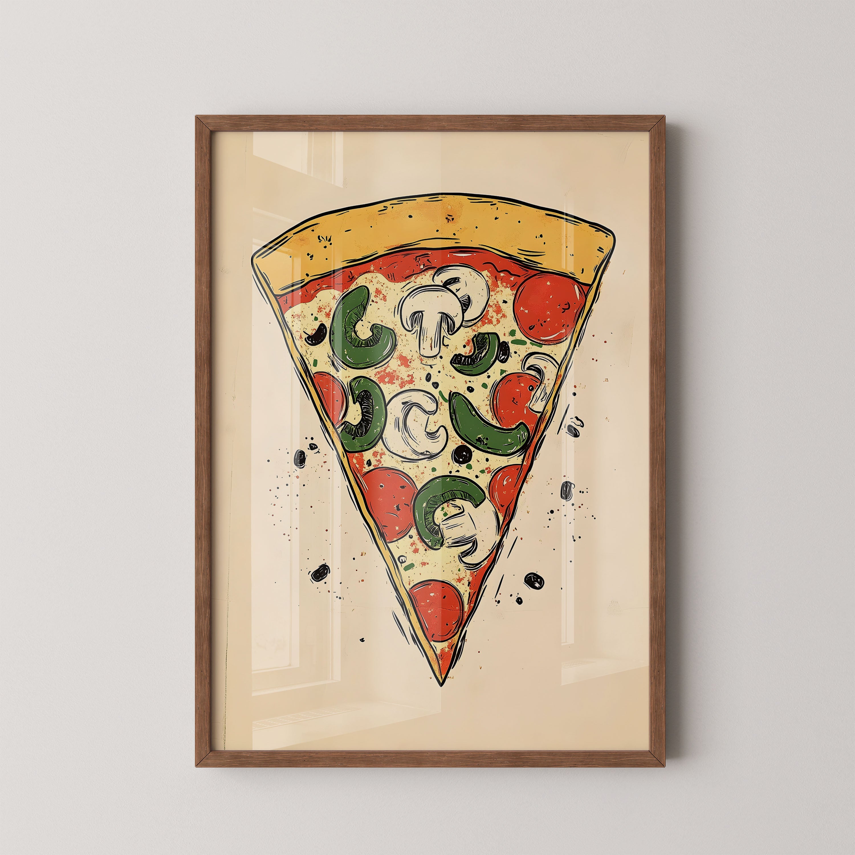 Classic Slice Illustration
