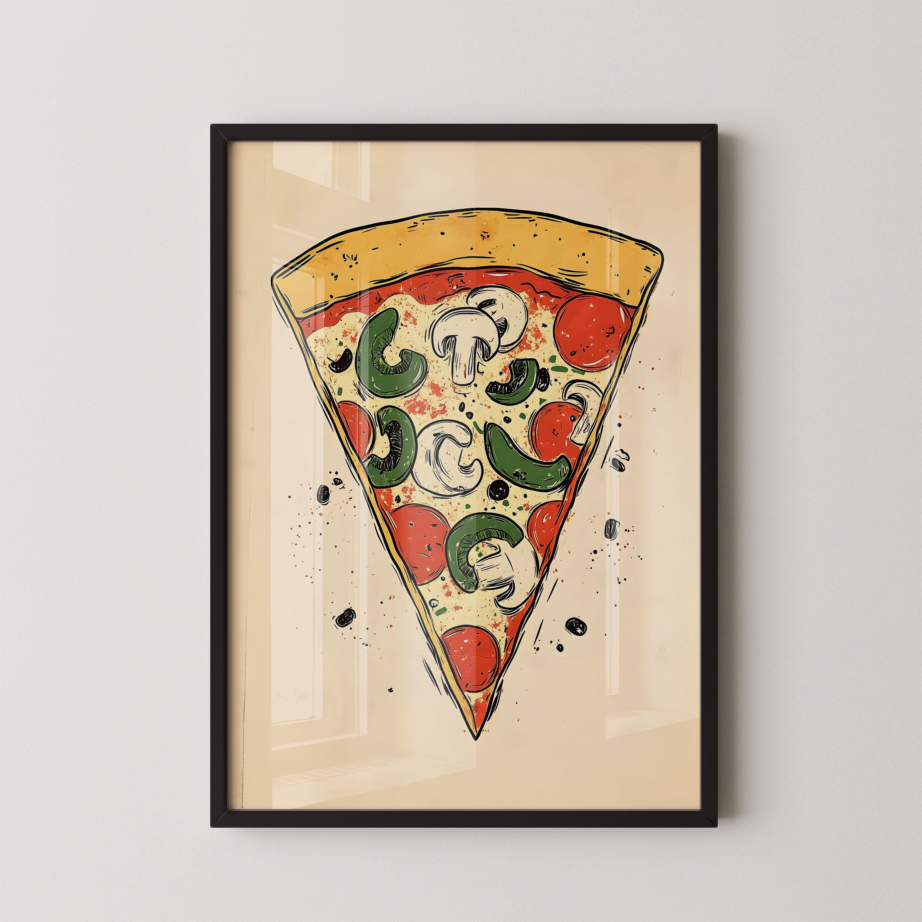 Classic Slice Illustration