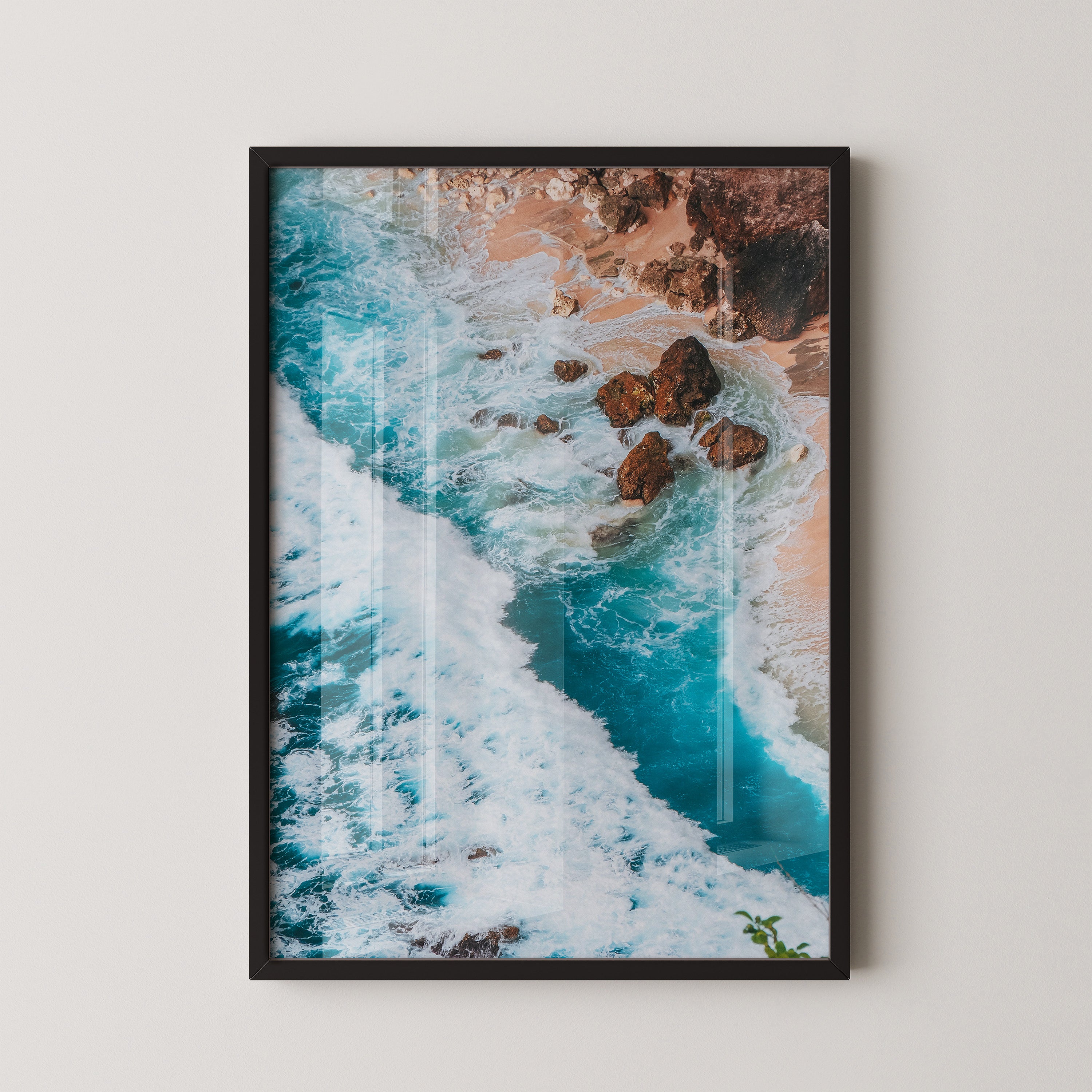 Aerial Coastal Waves