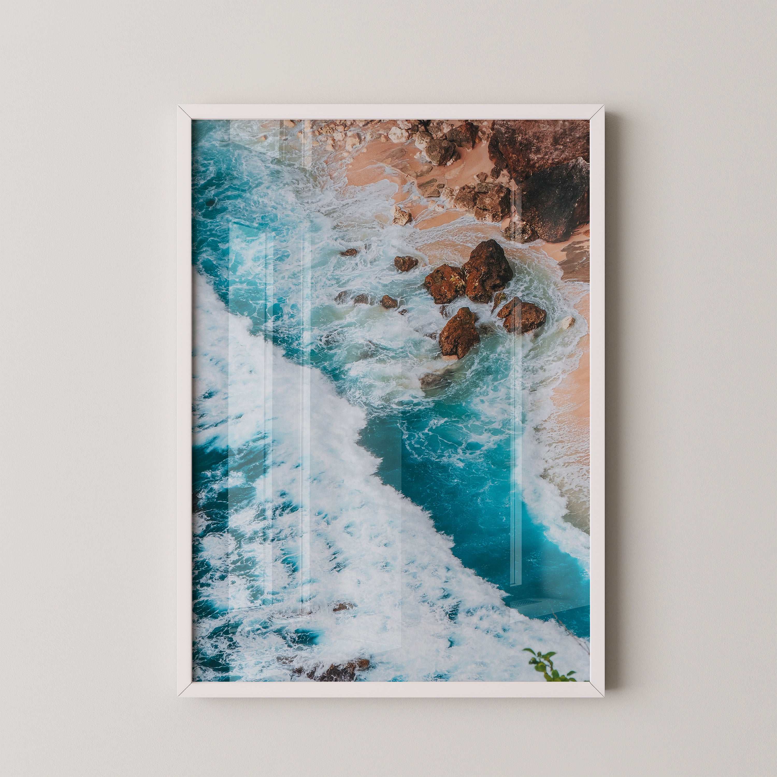 Aerial Coastal Waves