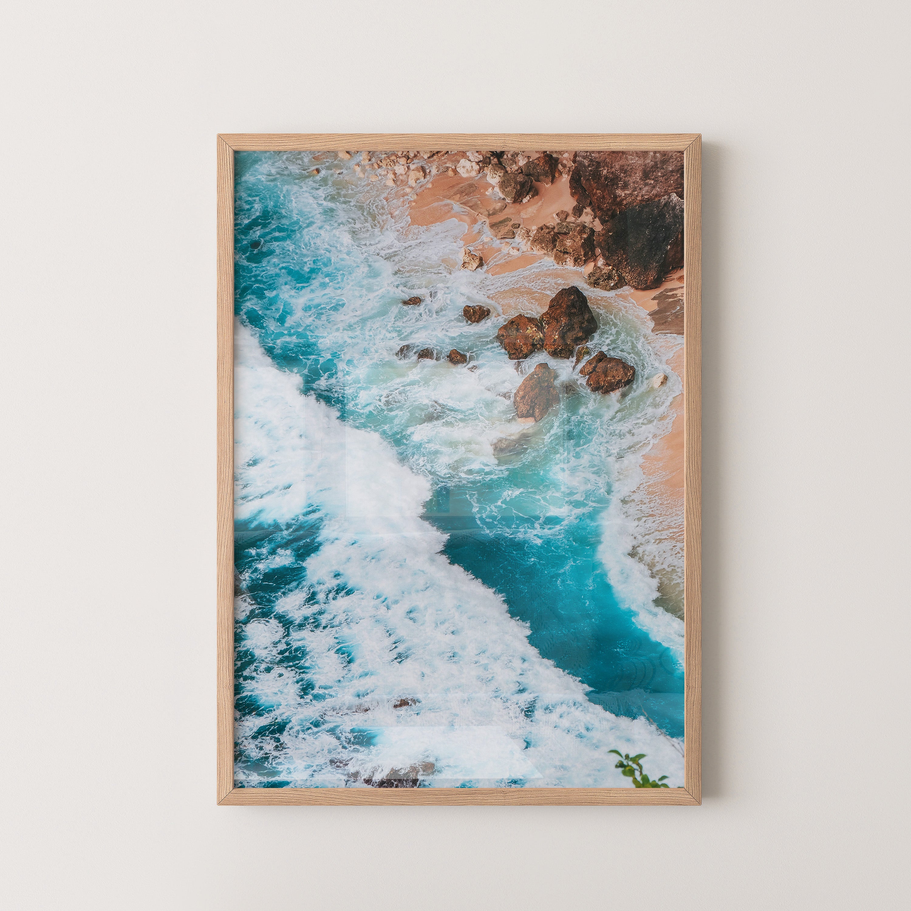 Aerial Coastal Waves