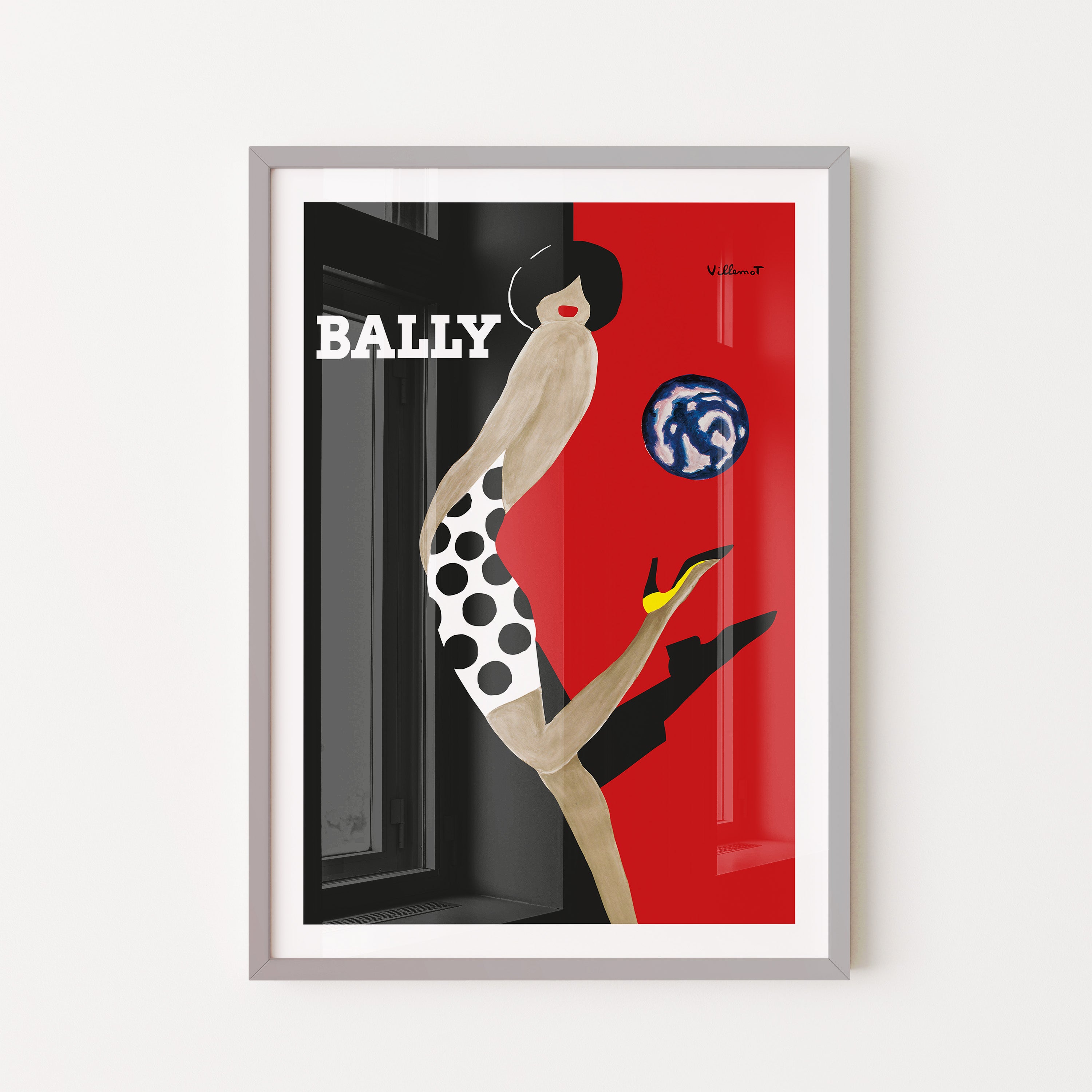 Bally Polka Dot Fashion Poster
