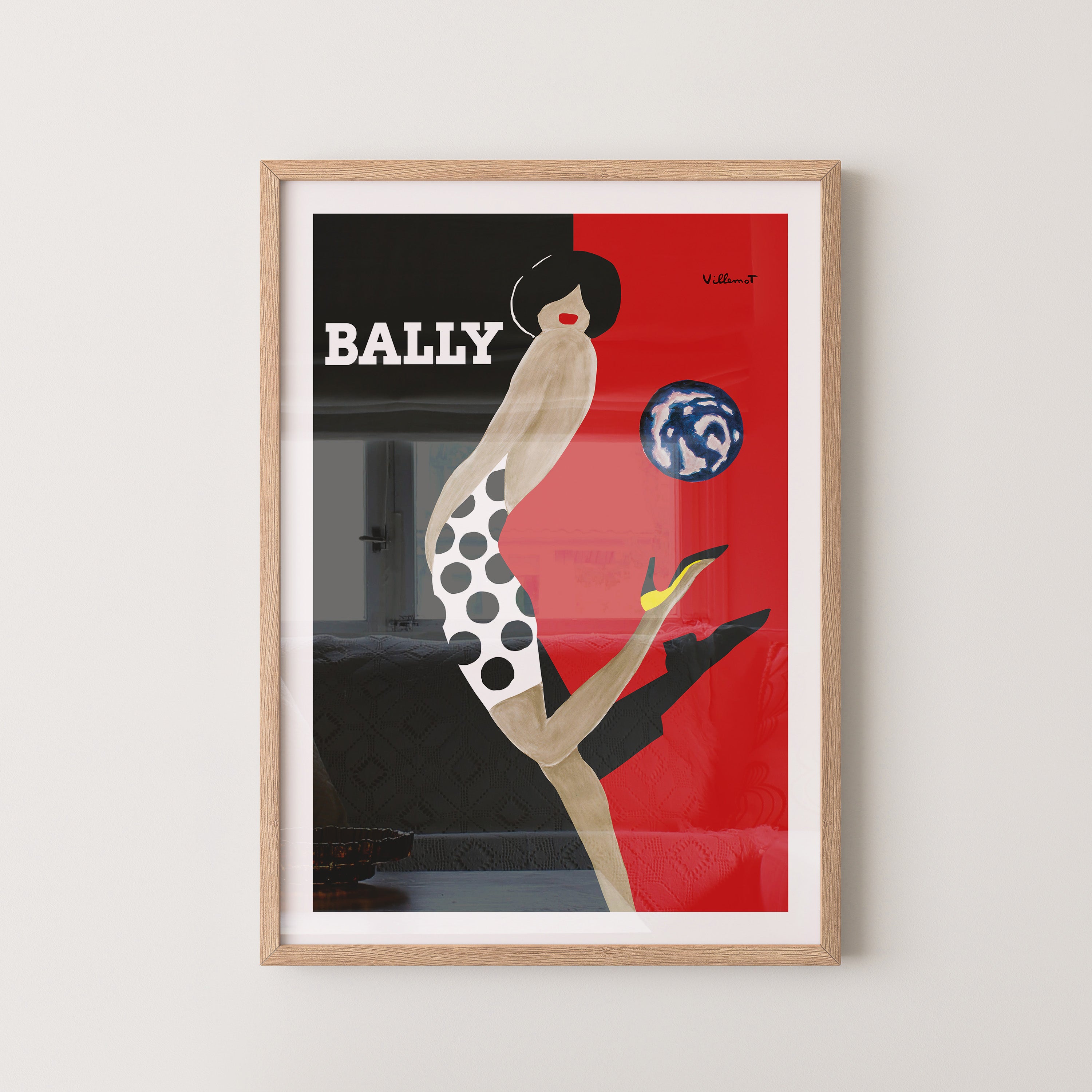 Bally Polka Dot Fashion Poster