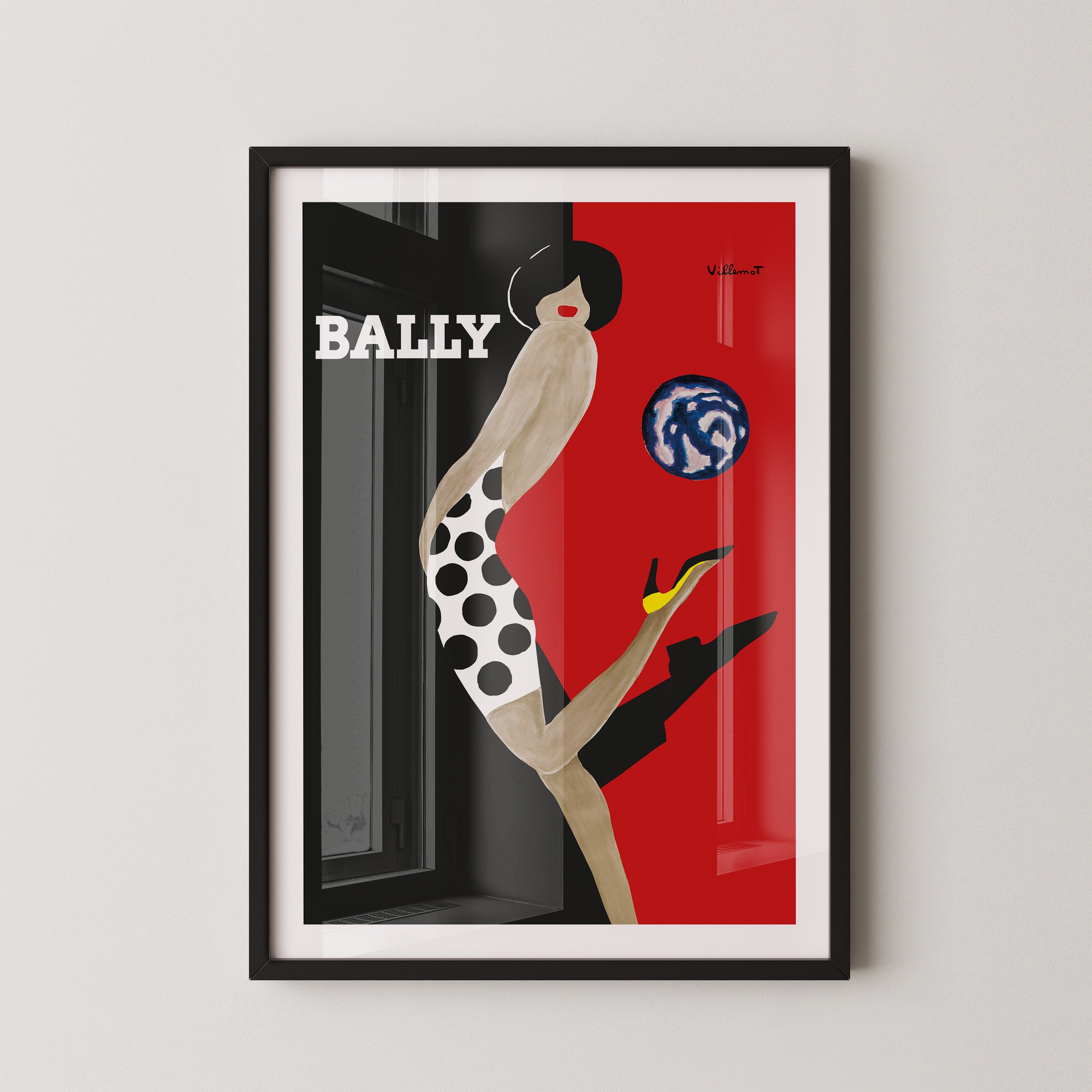 Bally Polka Dot Fashion Poster