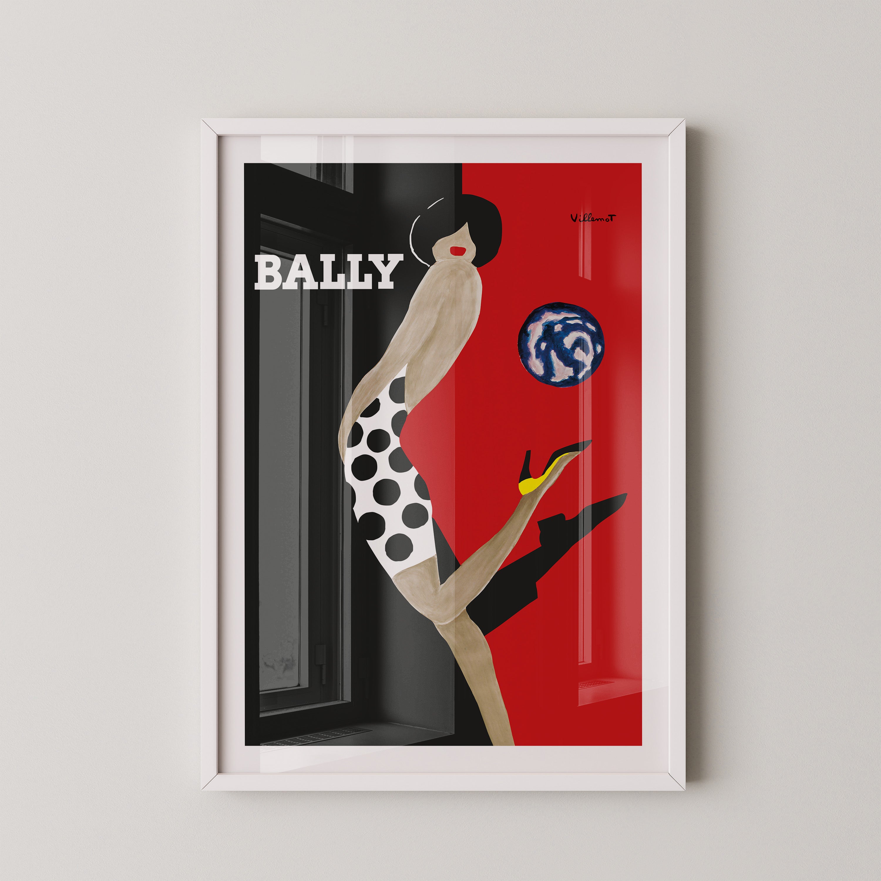 Bally Polka Dot Fashion Poster