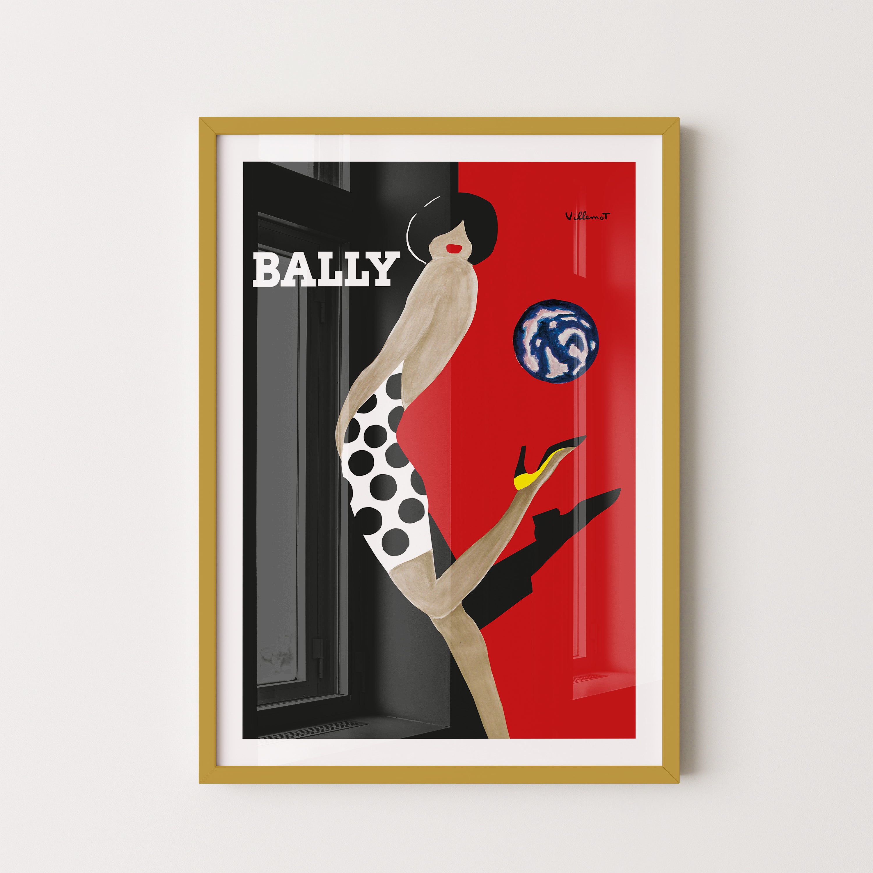 Bally Polka Dot Fashion Poster