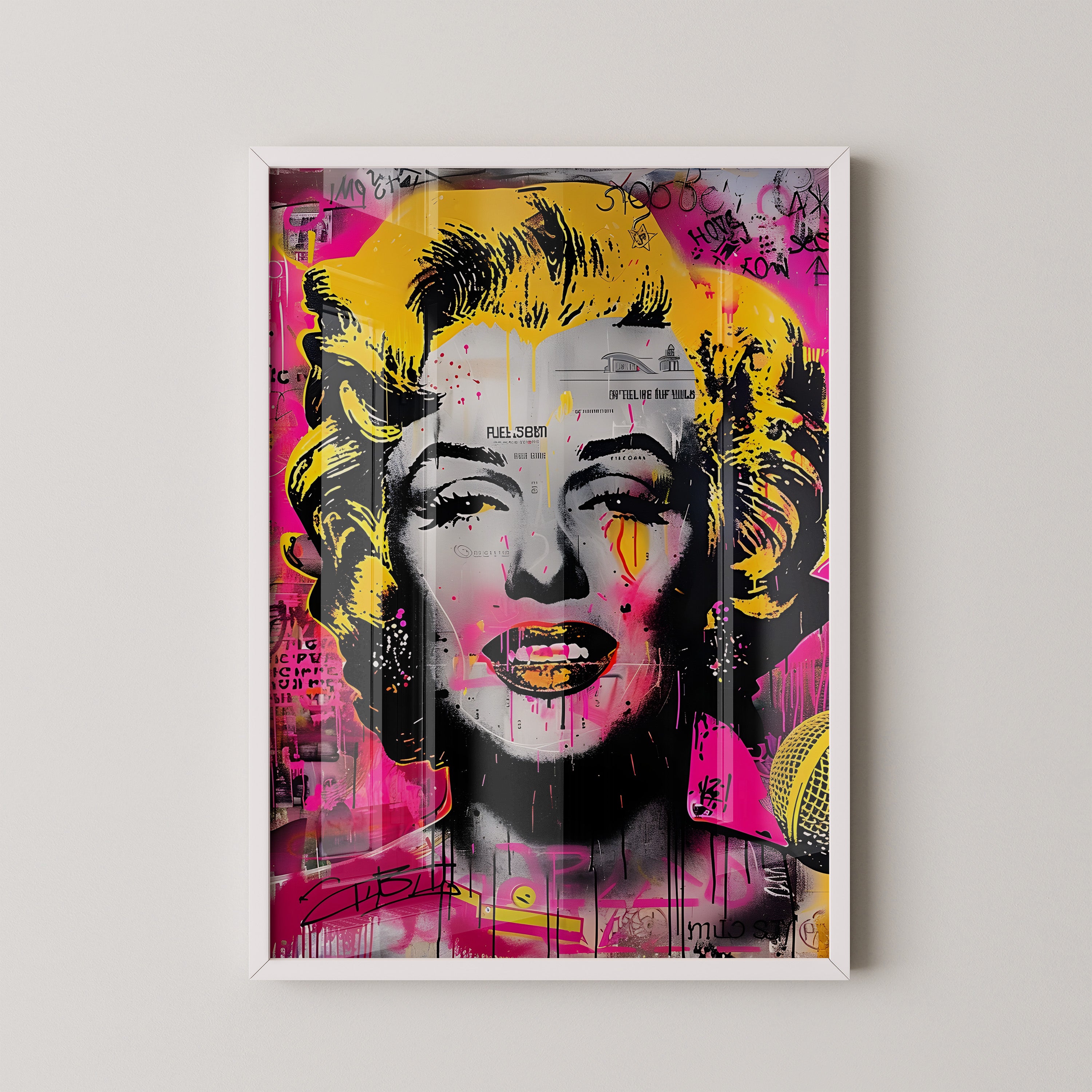 Neon Muse Portrait
