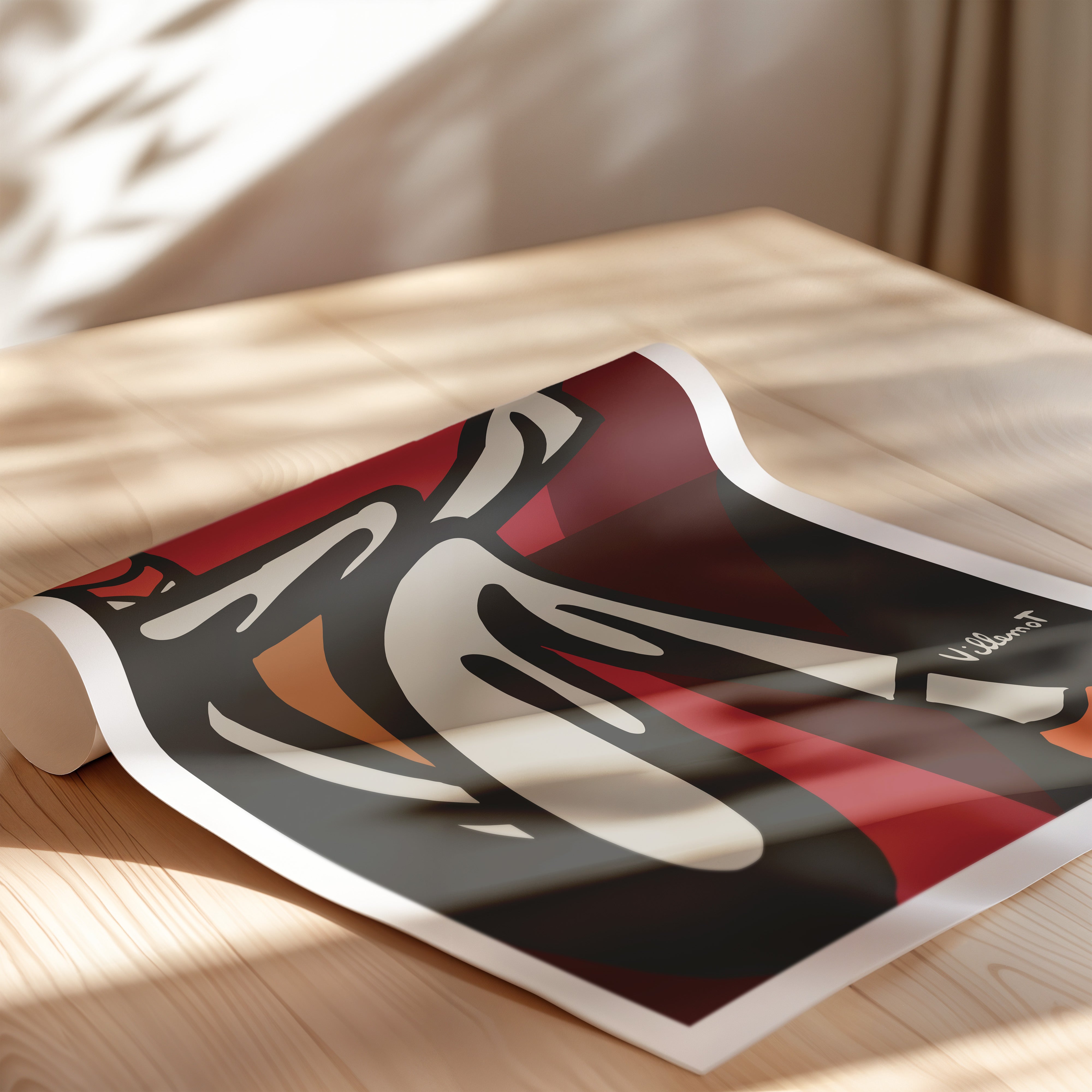 Bally Retro Fashion Figure Poster