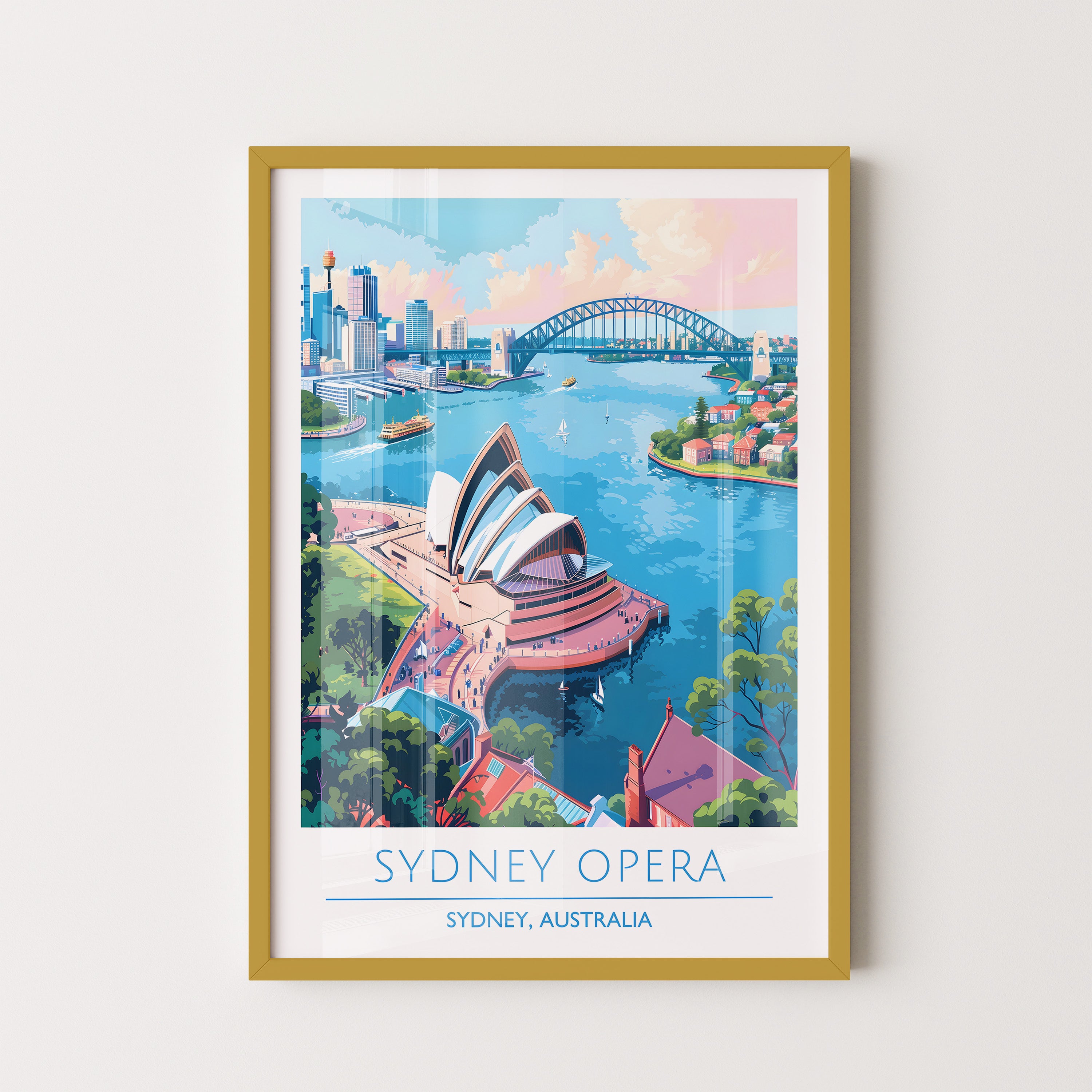 Sydney Opera House Poster – Australia Travel Wall Art