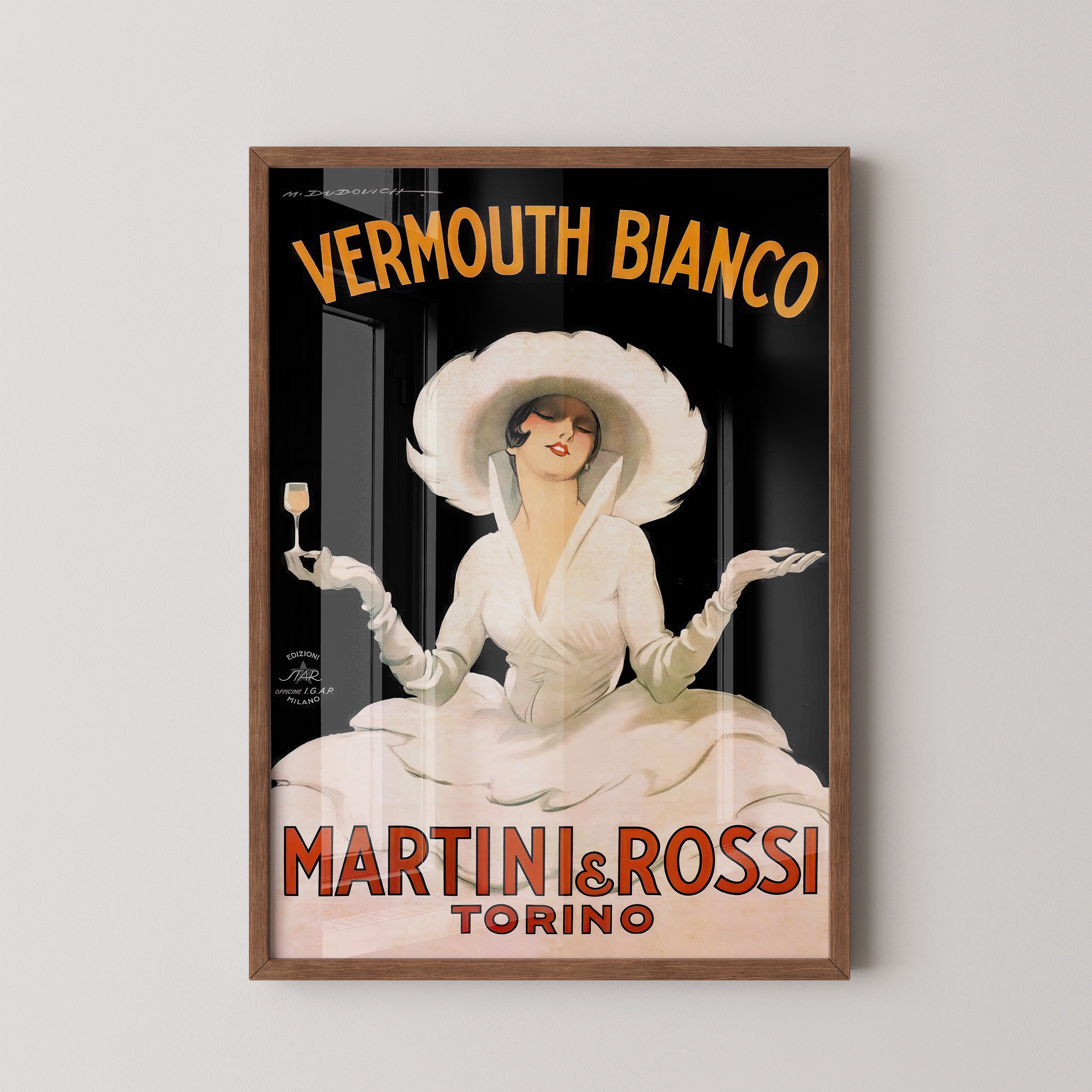 Vermouth Bianco – Vintage Italian Wall Art