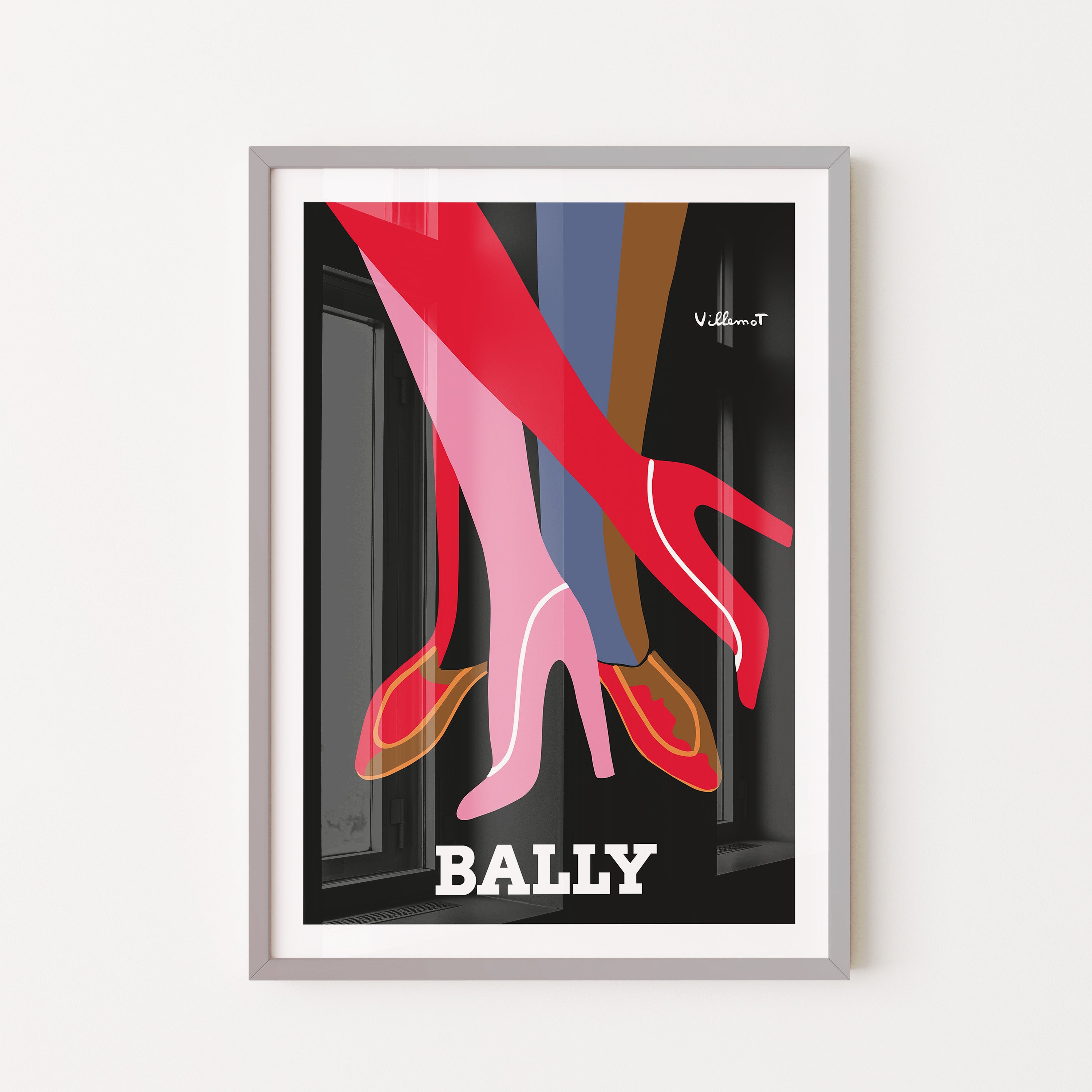 Bally Fashion Steps Poster