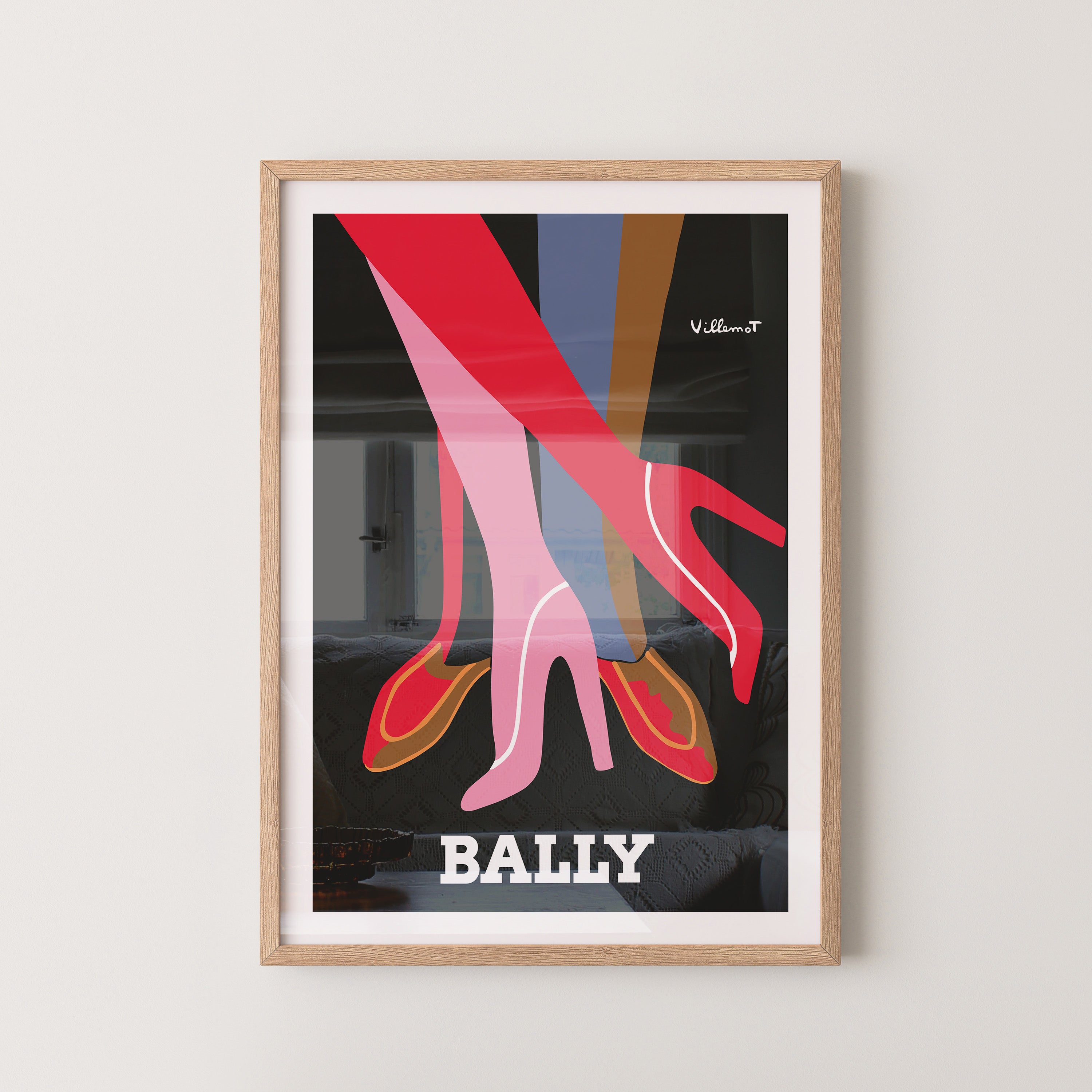 Bally Fashion Steps Poster