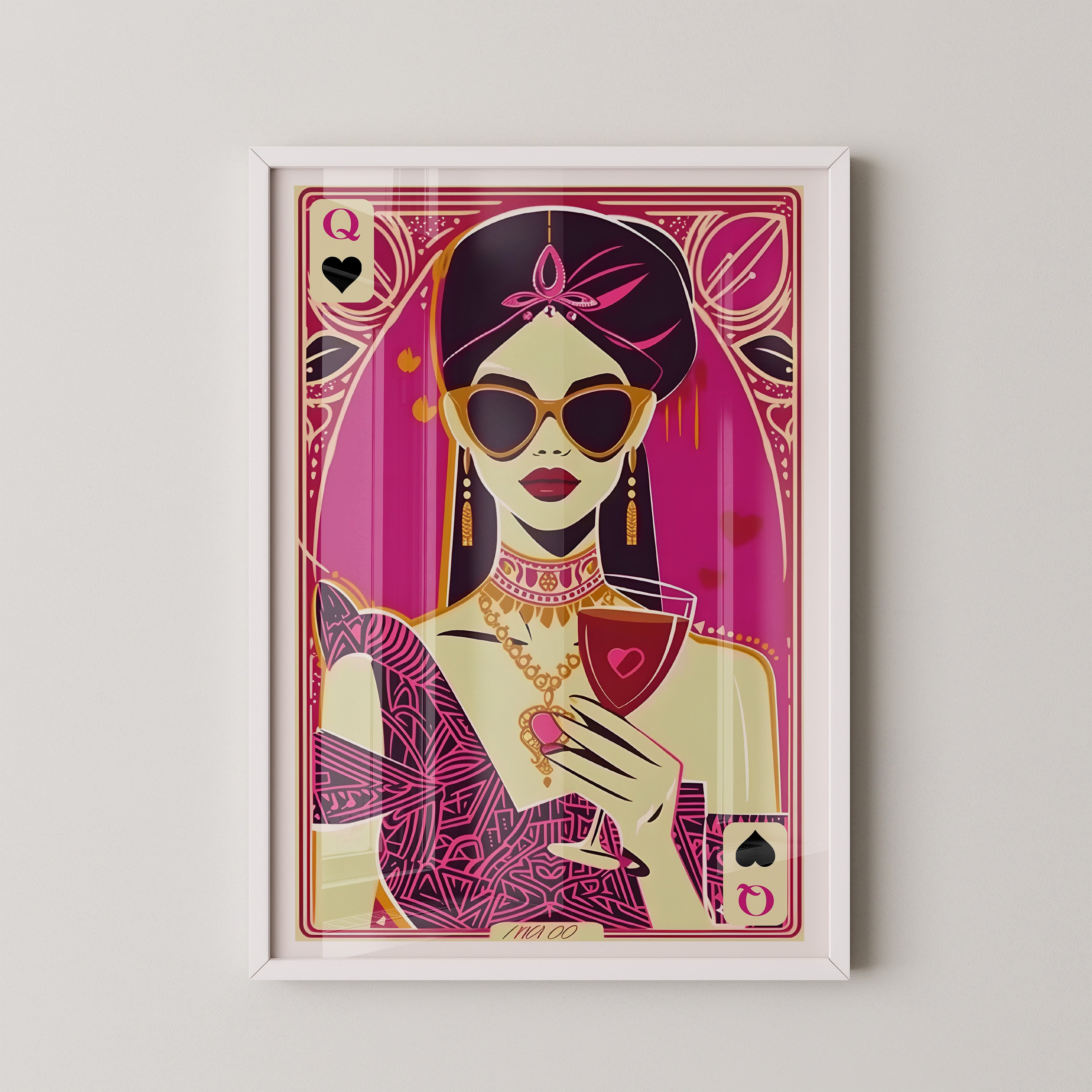Queen of Spades Pop Art