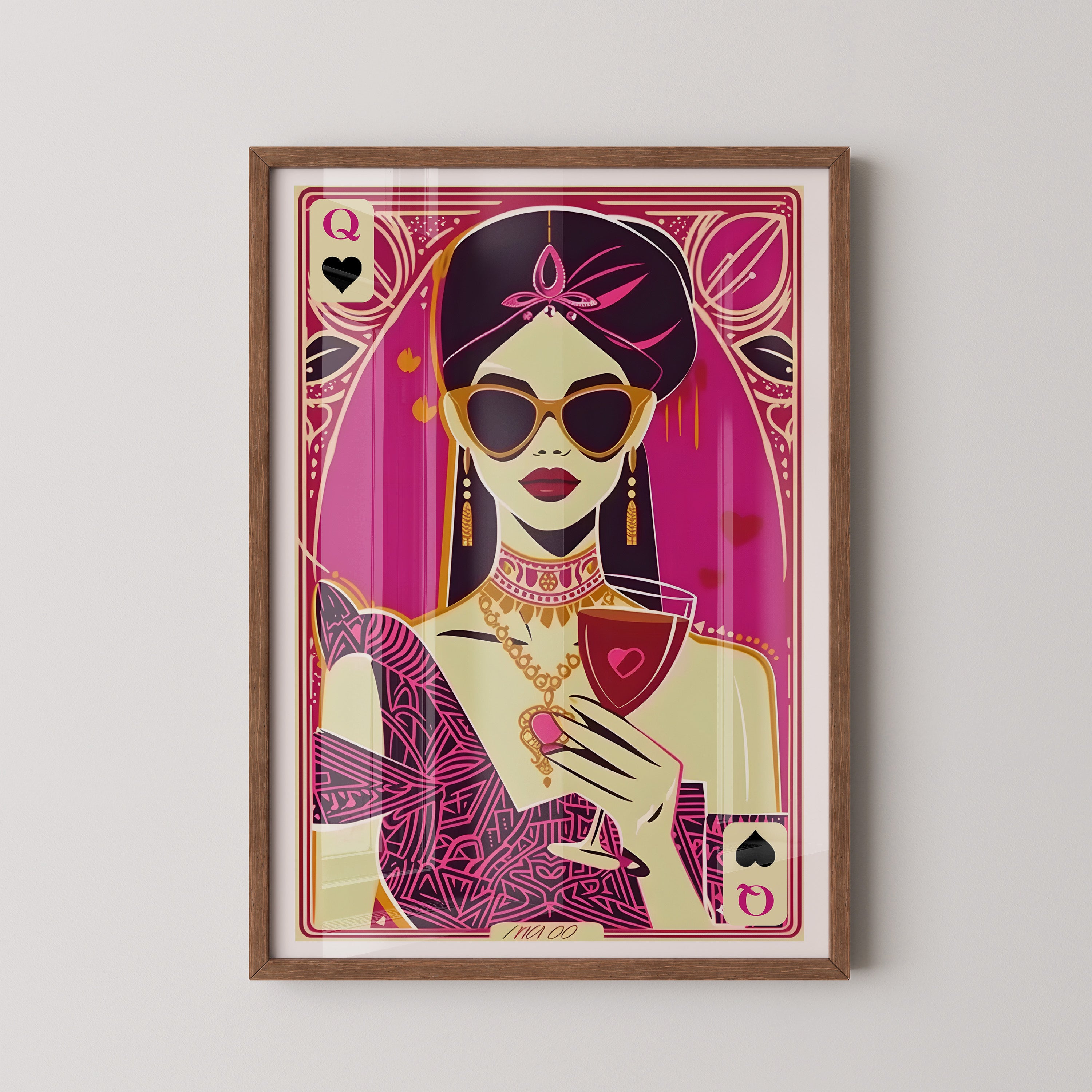Queen of Spades Pop Art