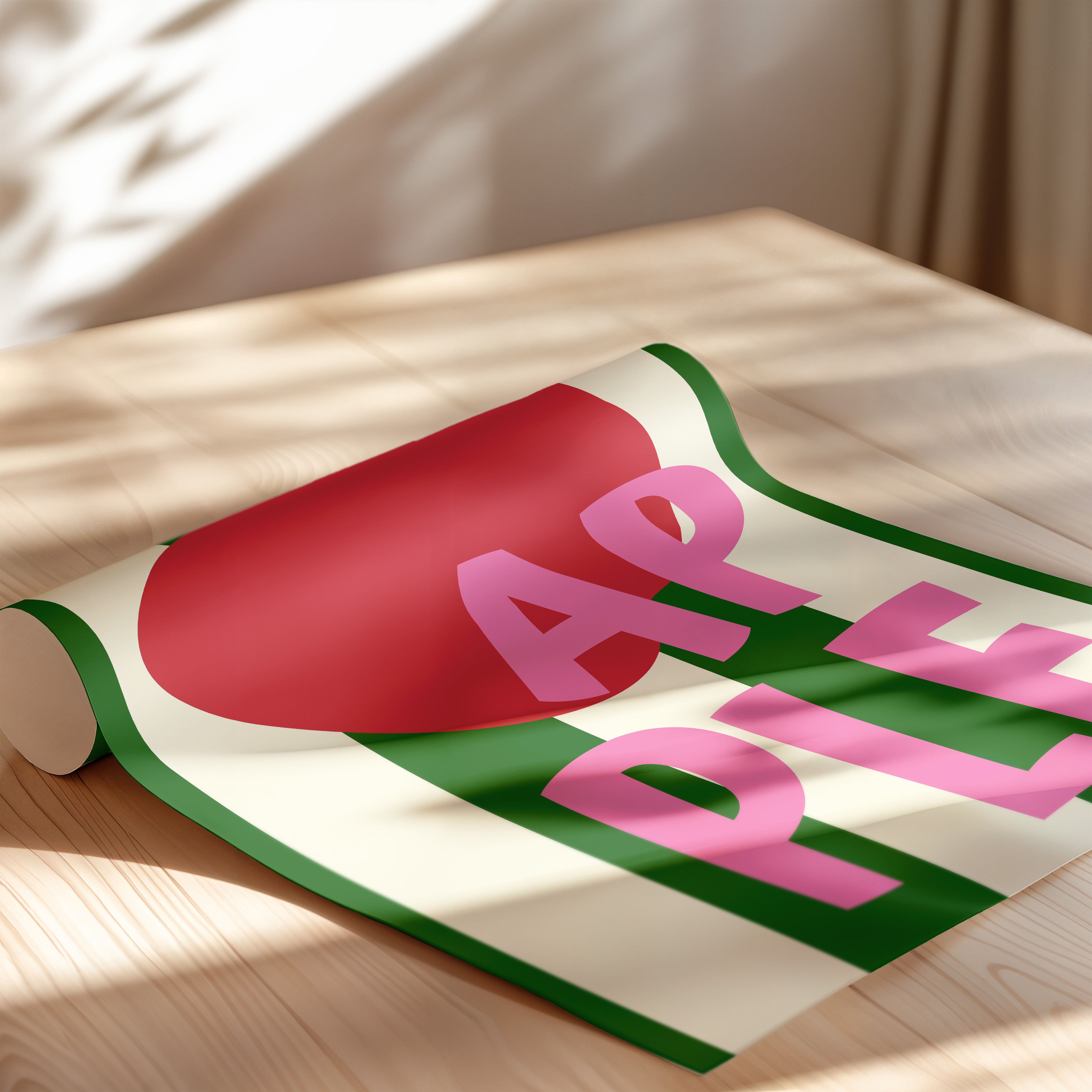 Apple Pop Art - Bold Modern Kitchen Wall Decor