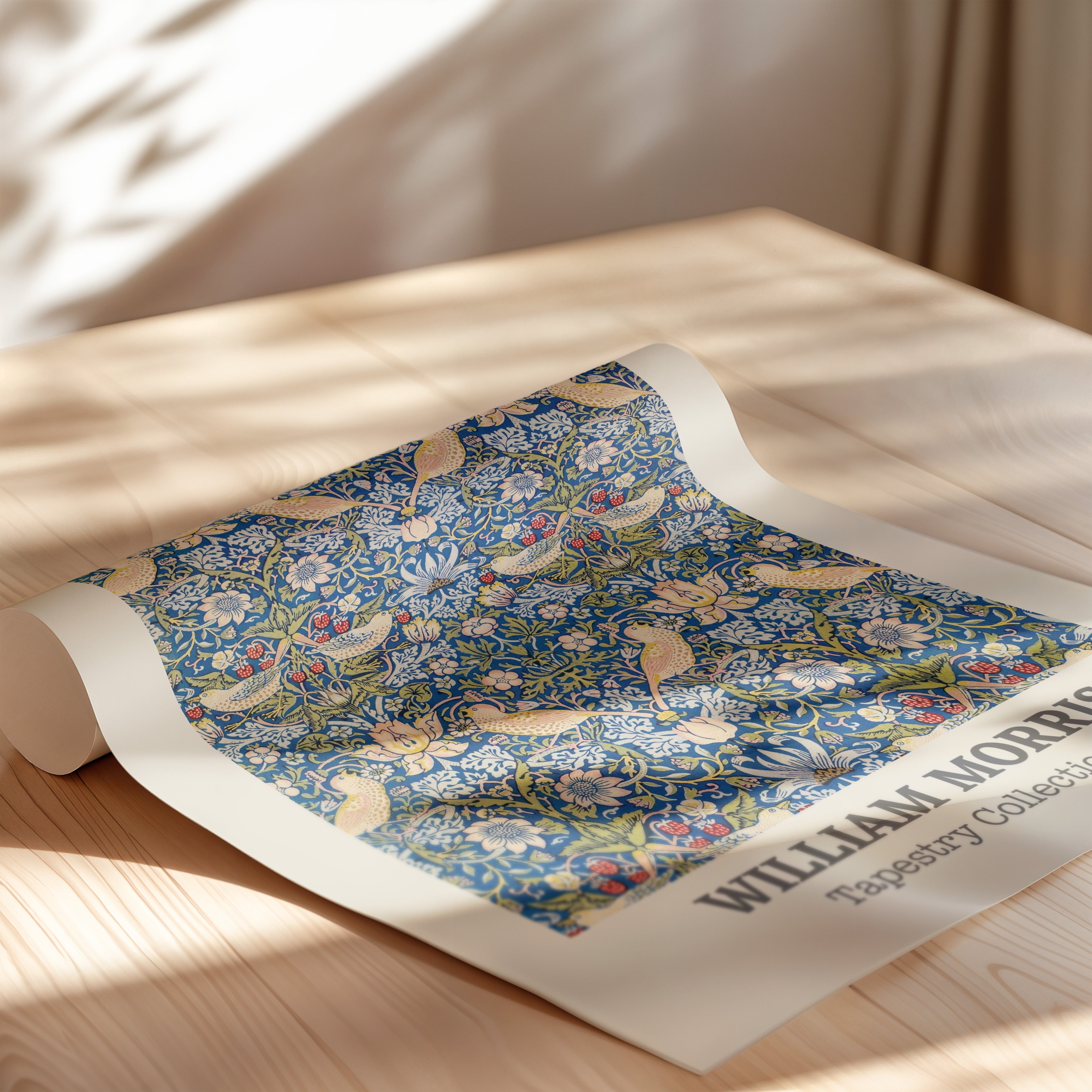 Blue Tapestry Birds – William Morris